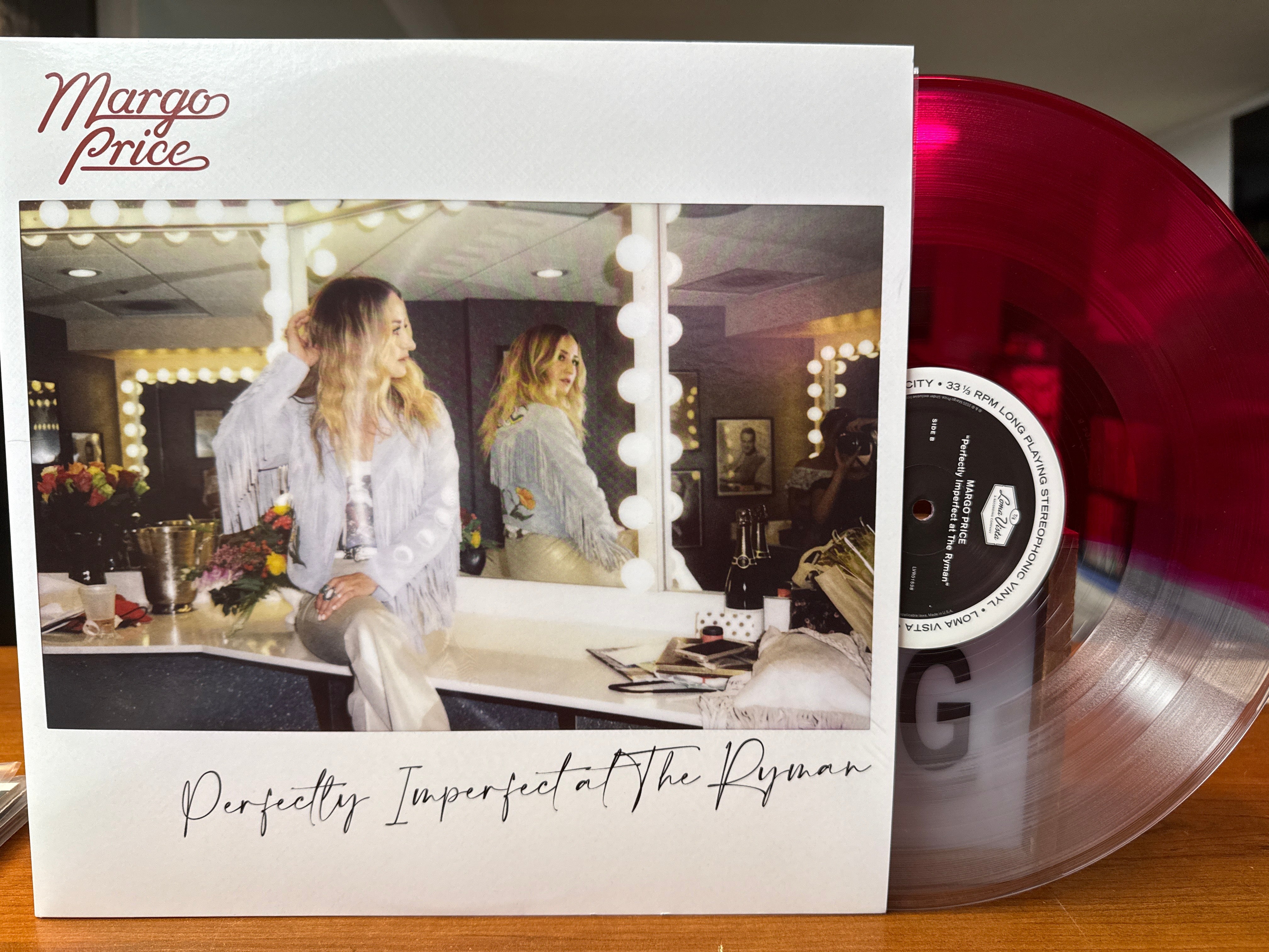 Margo Price – Perfectly Imperfect At The Ryman (2021, Red/Clear Split, USED)