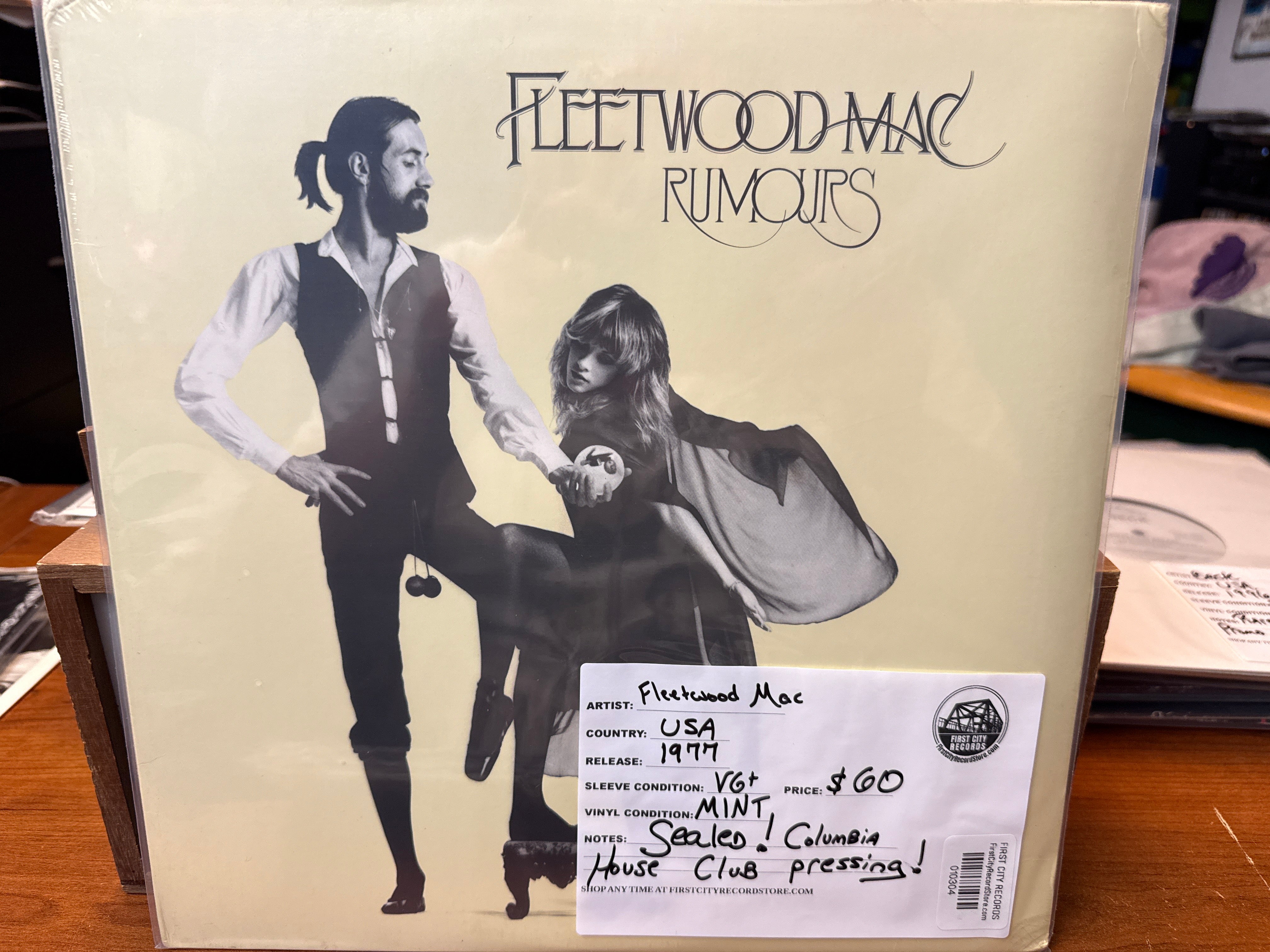 Fleetwood Mac - Rumours (1977, Club Press, SEALED, USED)