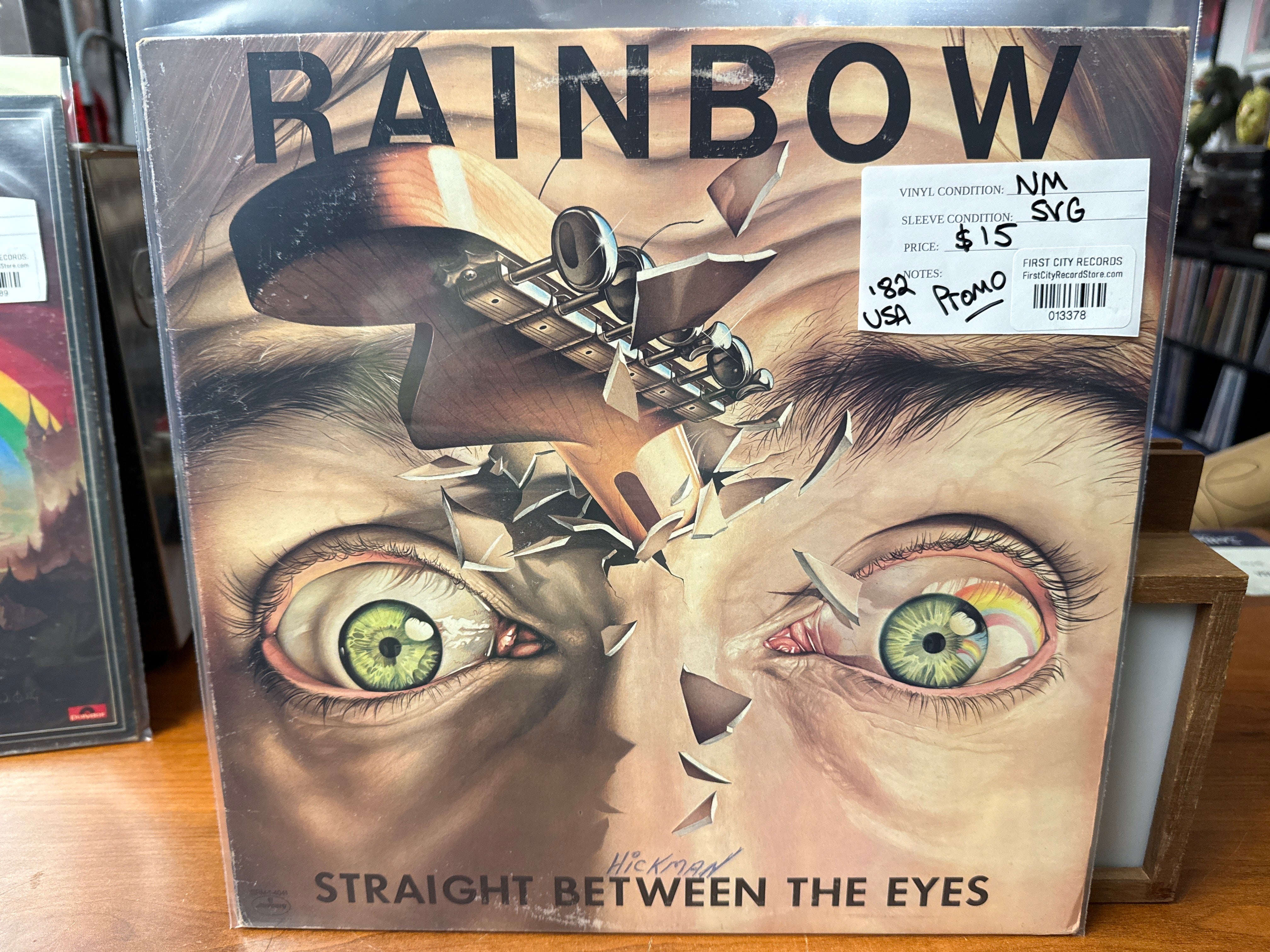 Rainbow - Straight Between The Eyes (1982, Promo, USED)