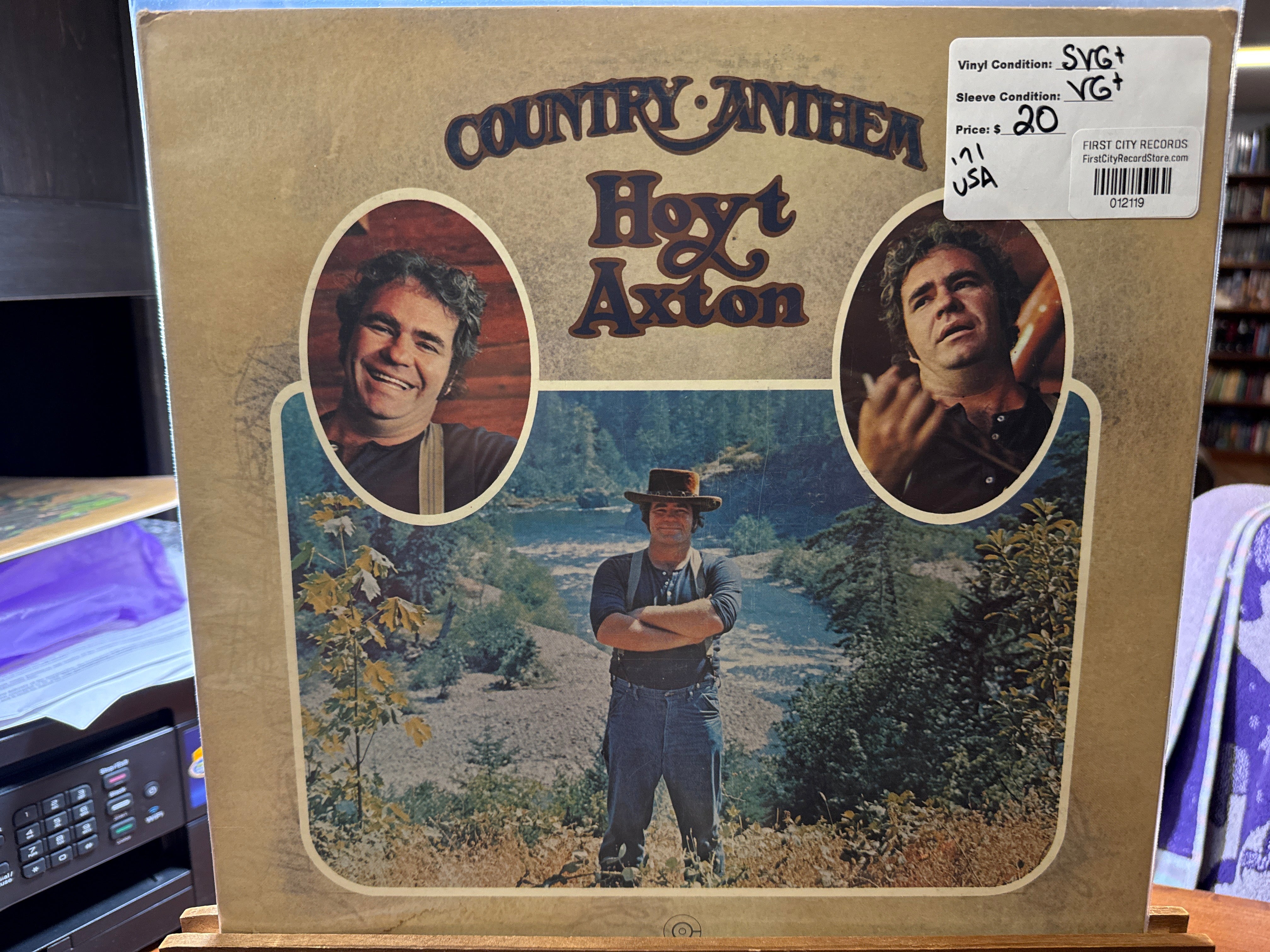 Hoyt Axton ‎– Country Anthem (1971, USED)