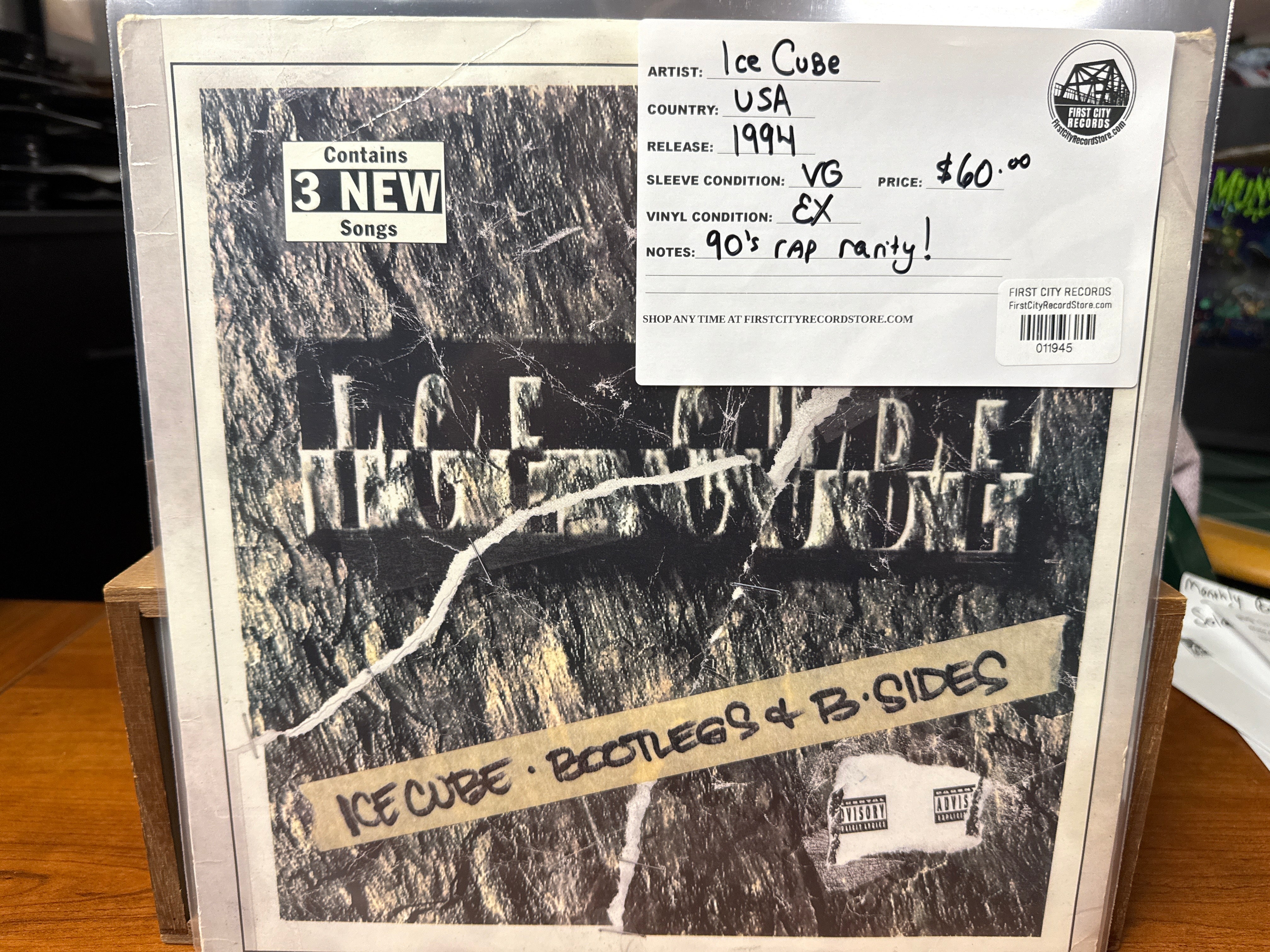 Ice Cube - Bootlegs & B Sides (1994, USED)