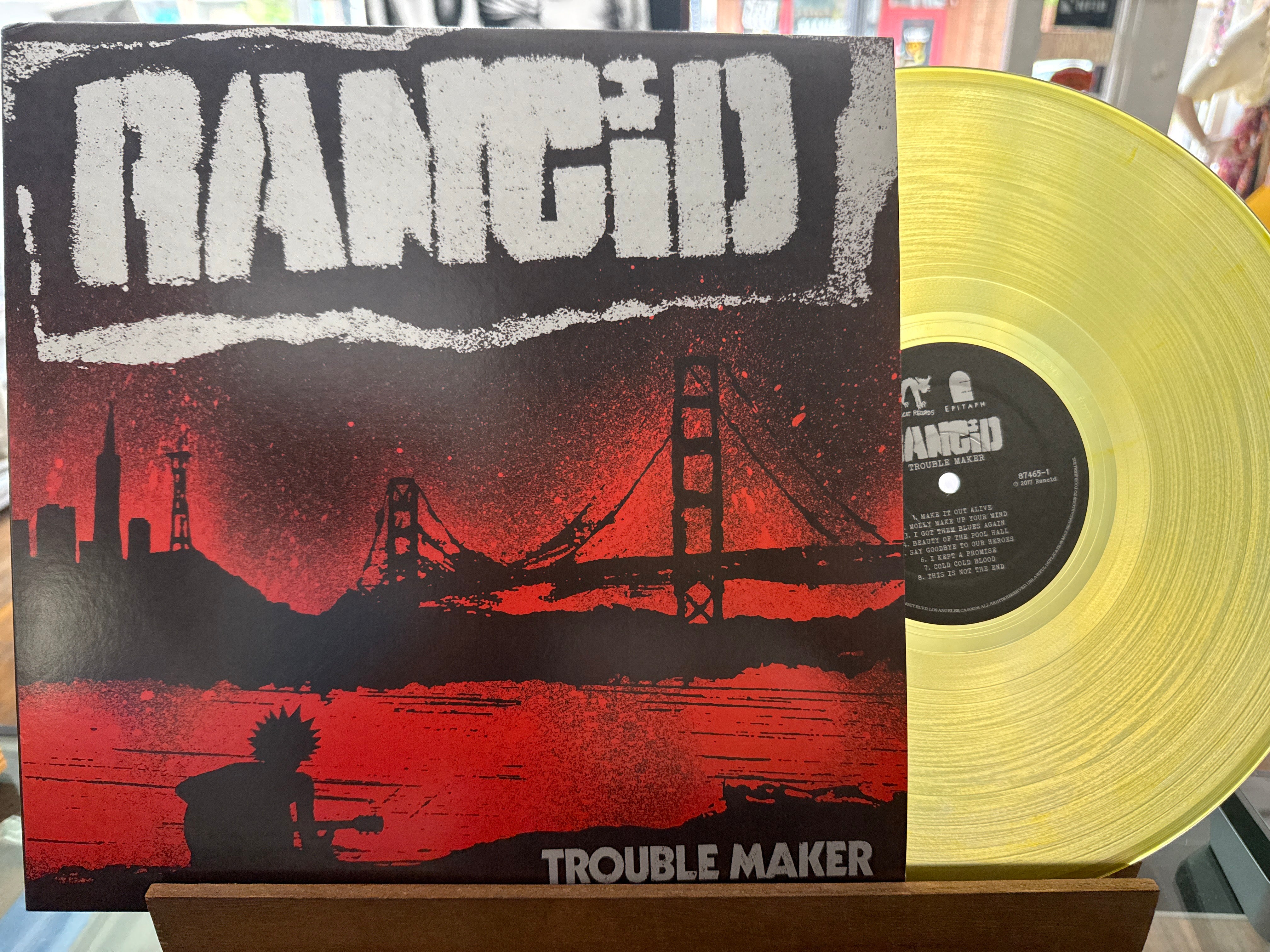 Rancid - Trouble Maker (Translucent Gold, USED)