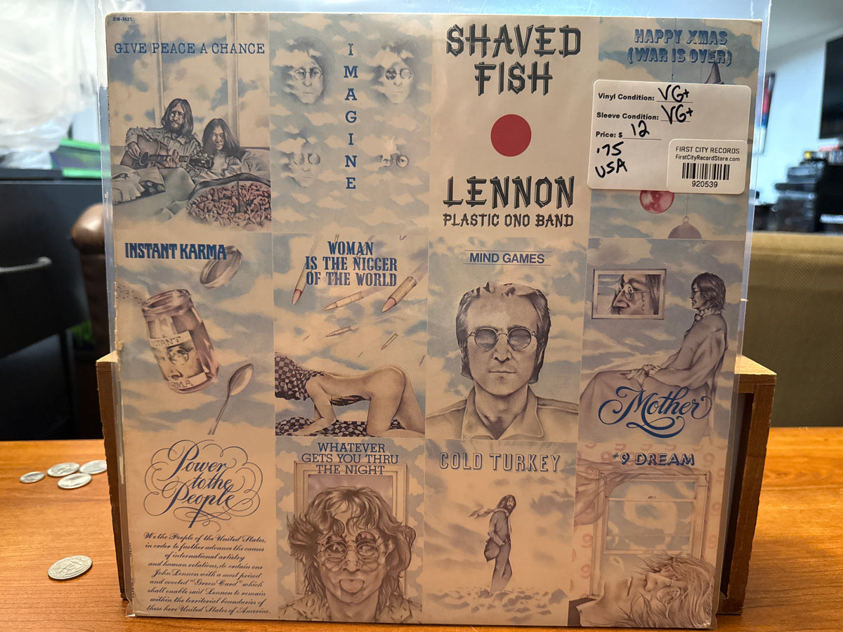 John Lennon & Plastic Ono Band - Shaved Fish (1975, USED)