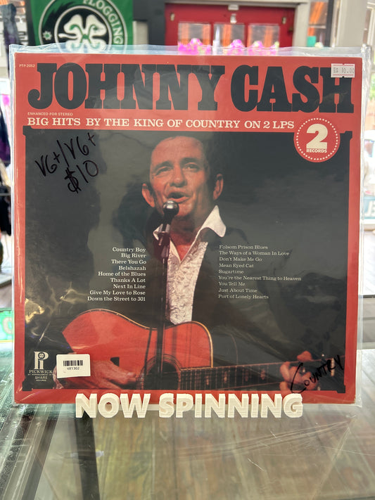 Johnny Cash - Big Hits By The King Of Country On 2 LPs