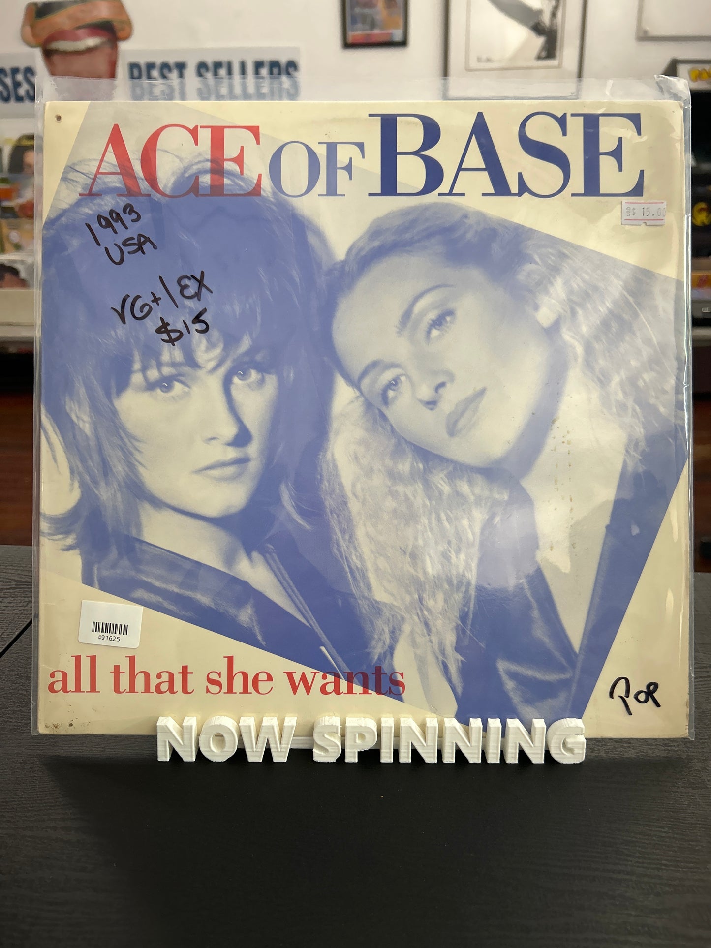 Ace Of Base - All That She Wants (used LP)