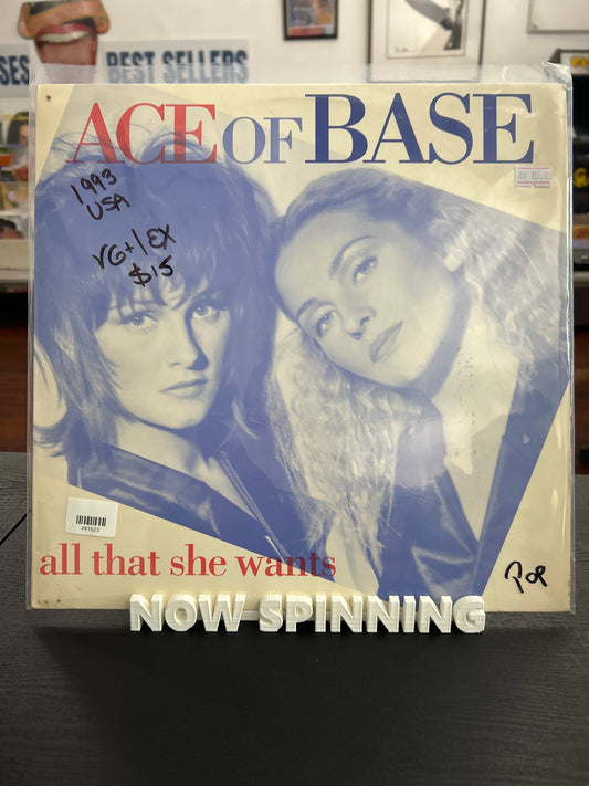 Ace Of Base - All That She Wants (used LP)