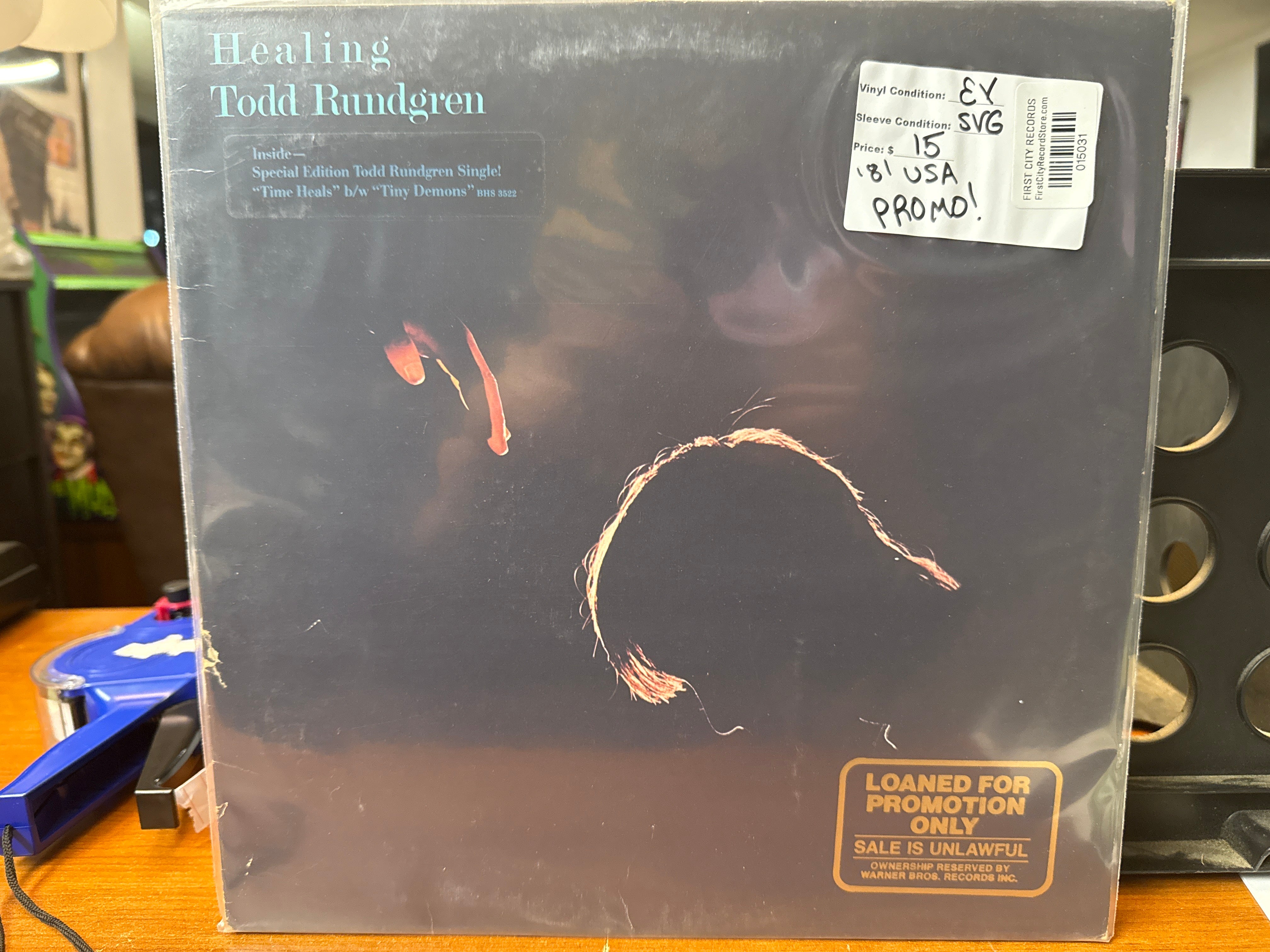 Todd Rundgren - Healing (1981, Promo, USED)