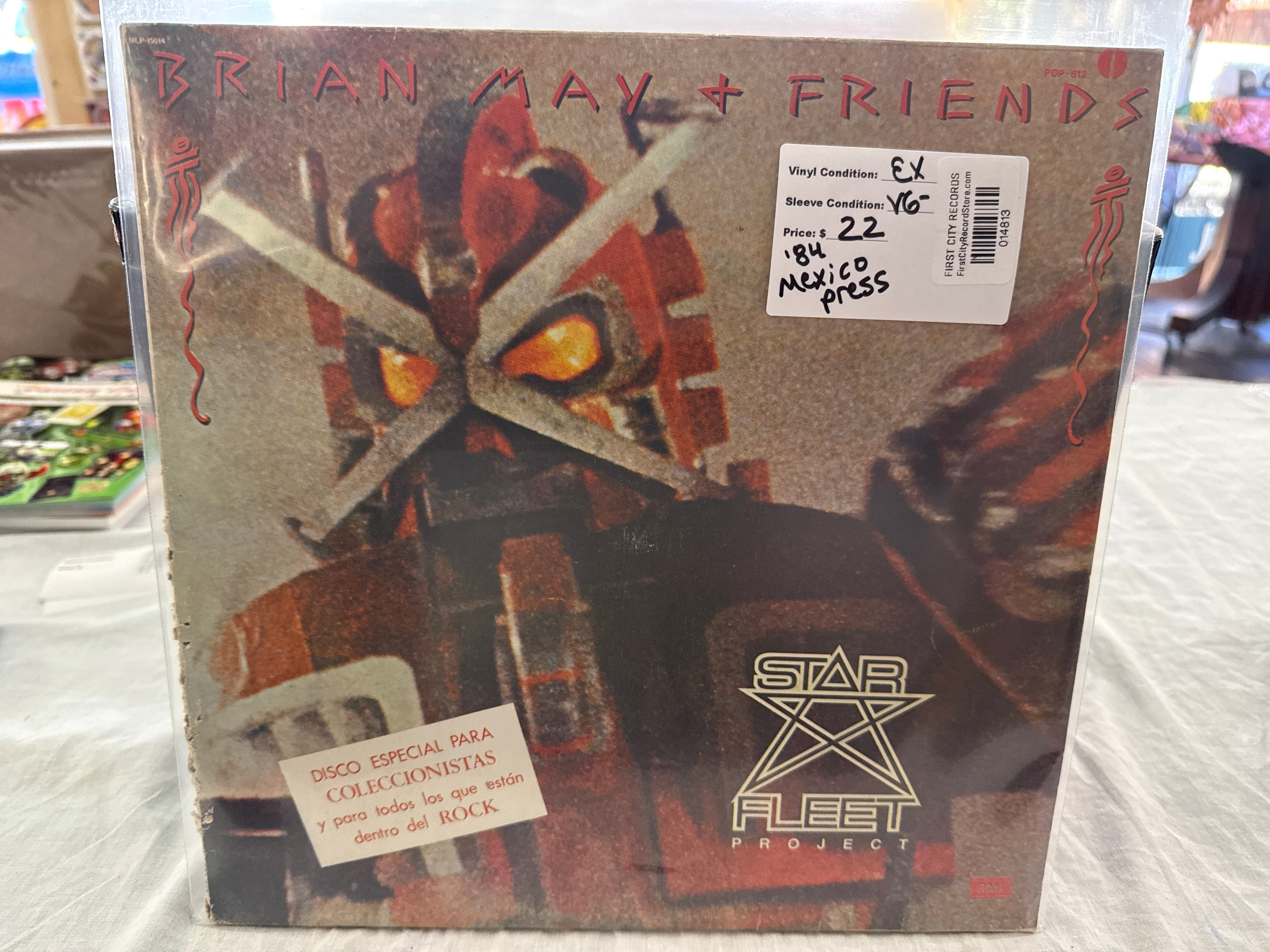 Brian May & Friends - Star Fleet Project (1984, Mexican Pressing, USED)