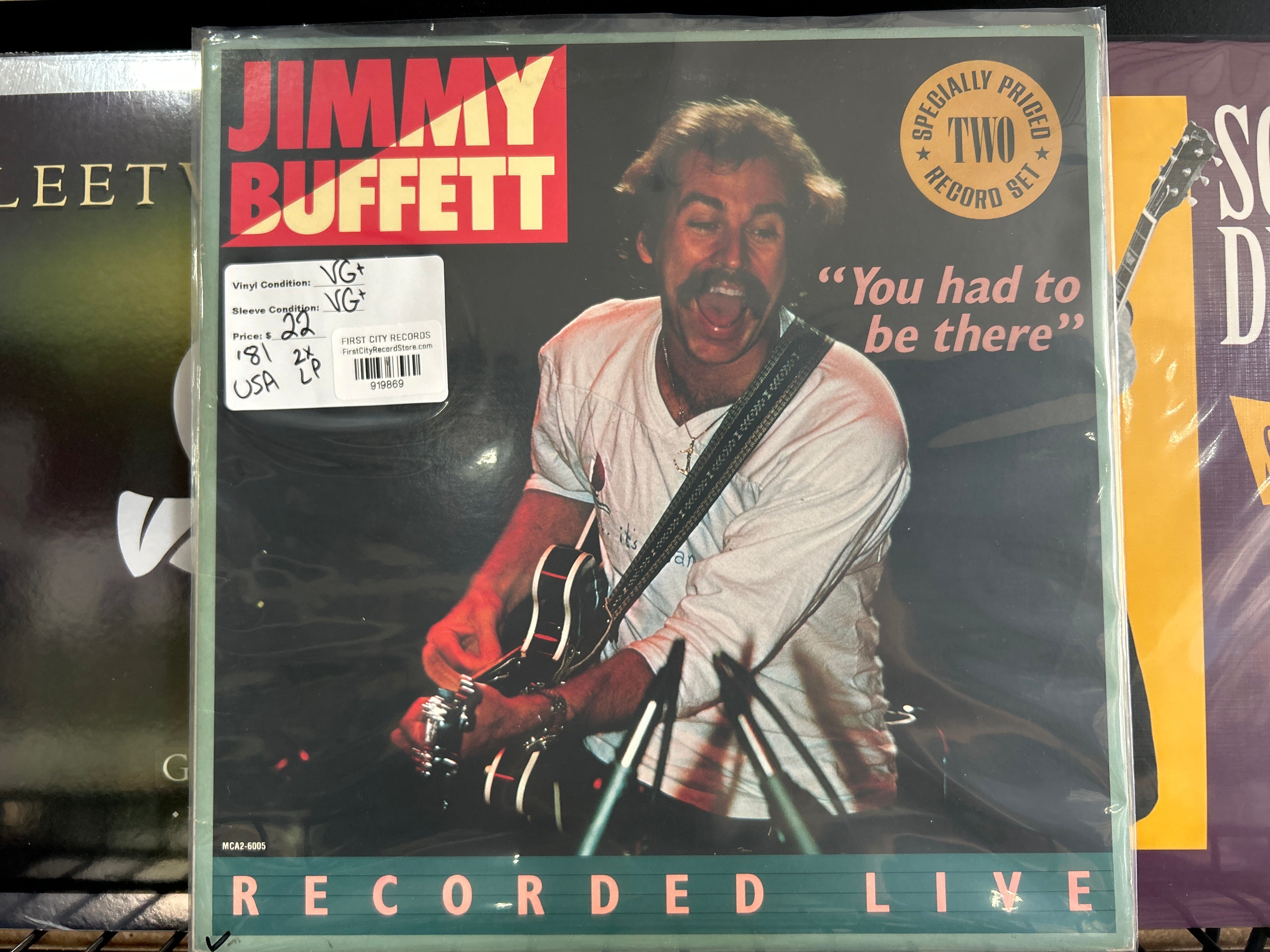 Jimmy Buffett - You Had to Be There: Live (1981, USED)