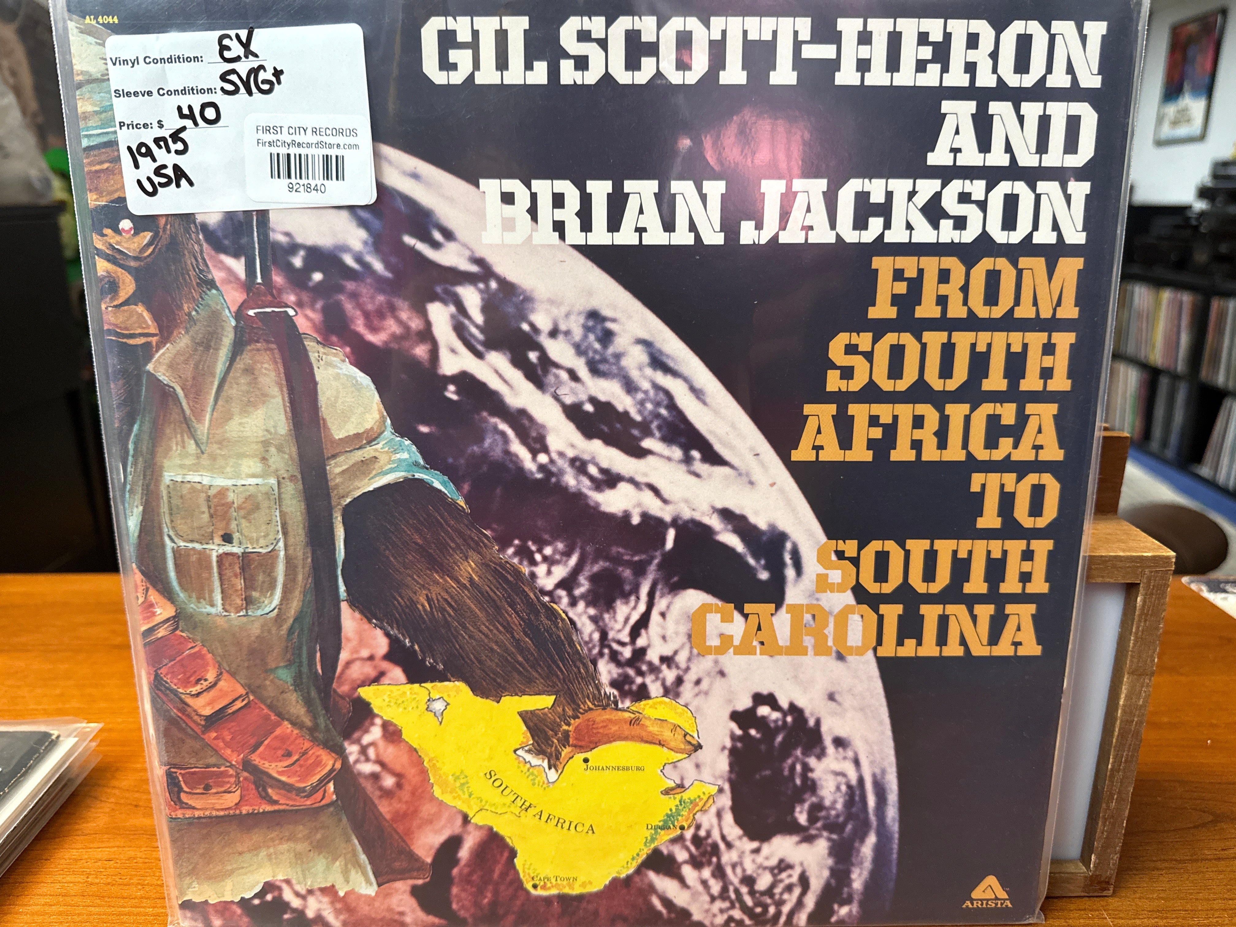 Gil Scott Heron And Brian Jackson ‎– From South Africa To South Carolina (1975, USED)