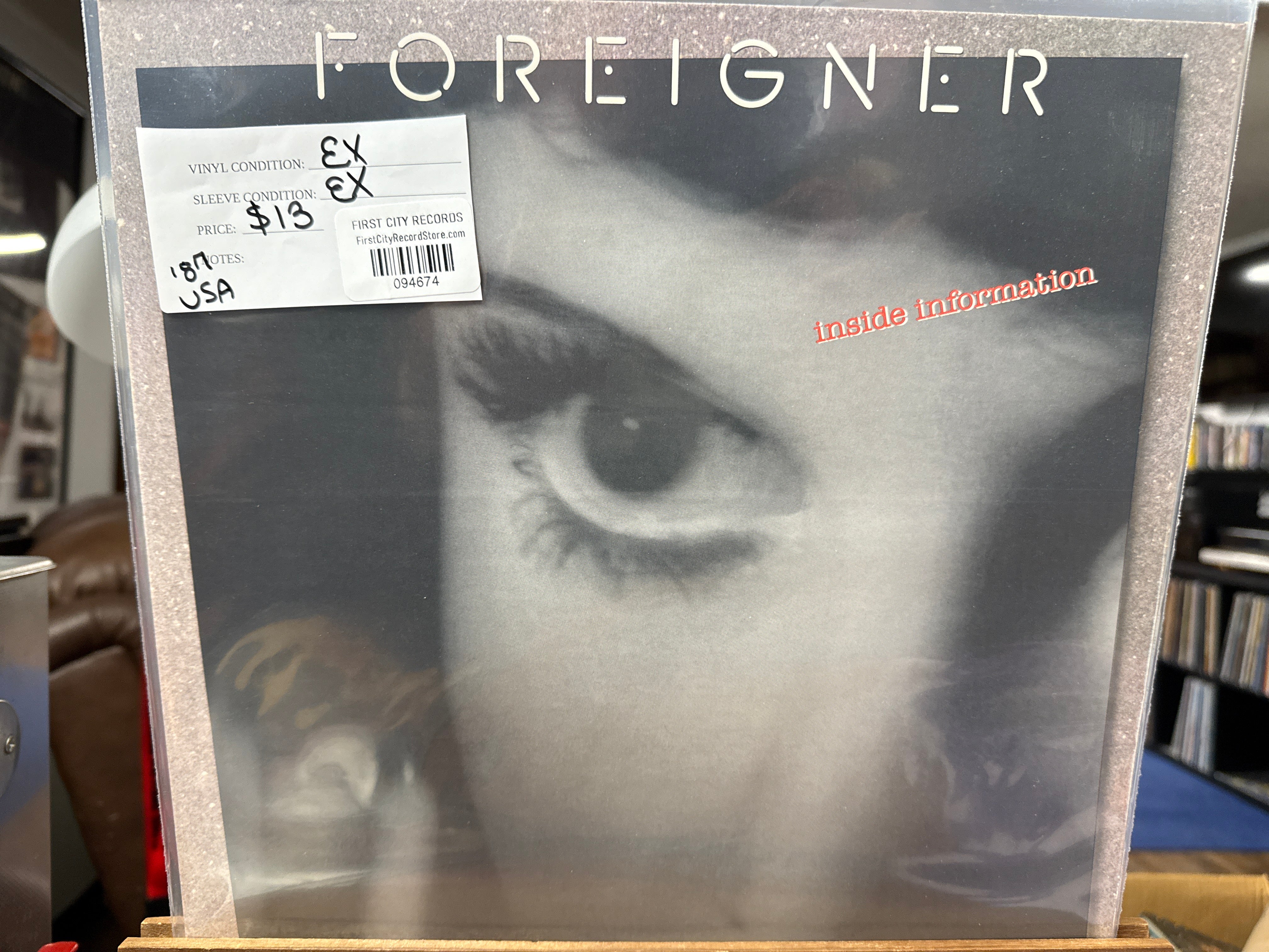 Foreigner - Inside Information (1987, USED)