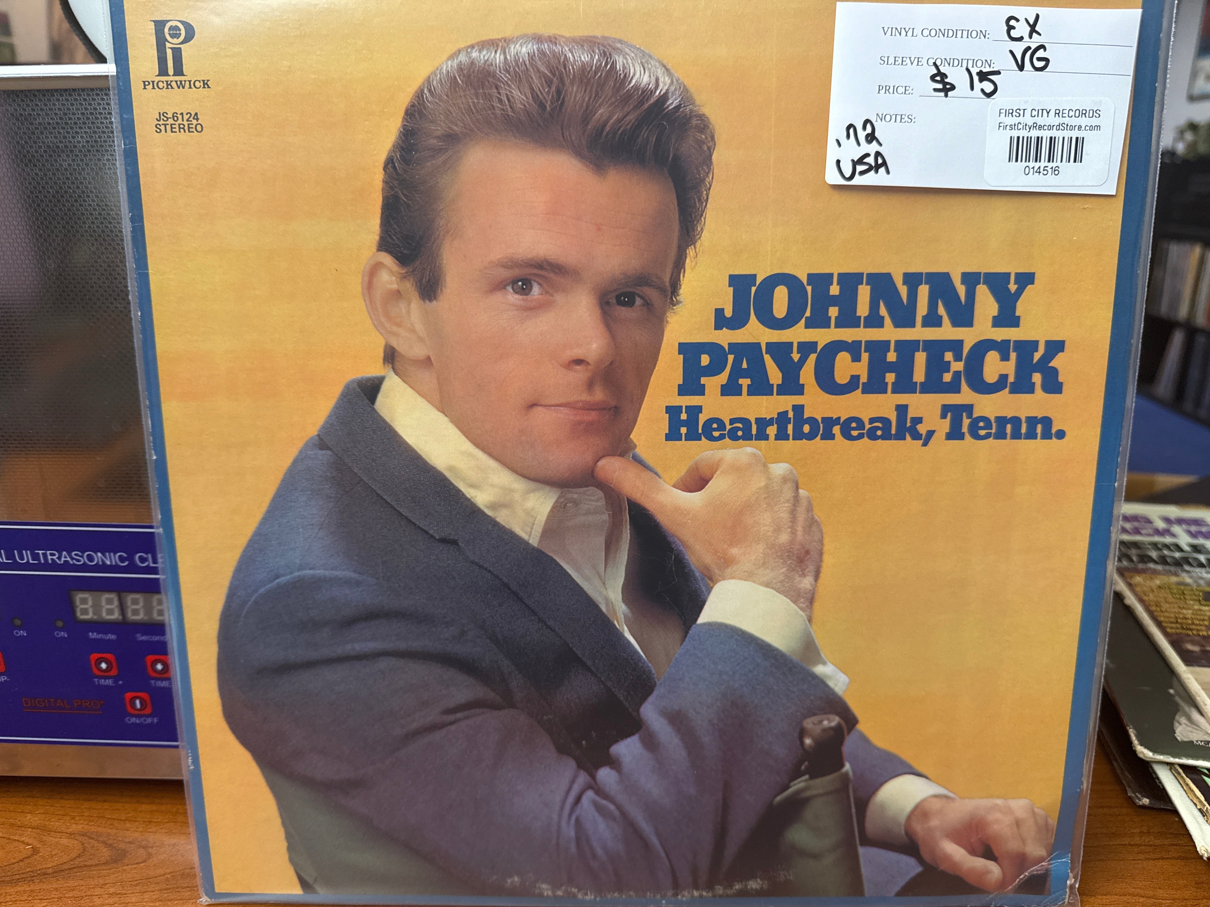 Johnny Paycheck - Heartbreak, Tenn. (1972, USED)