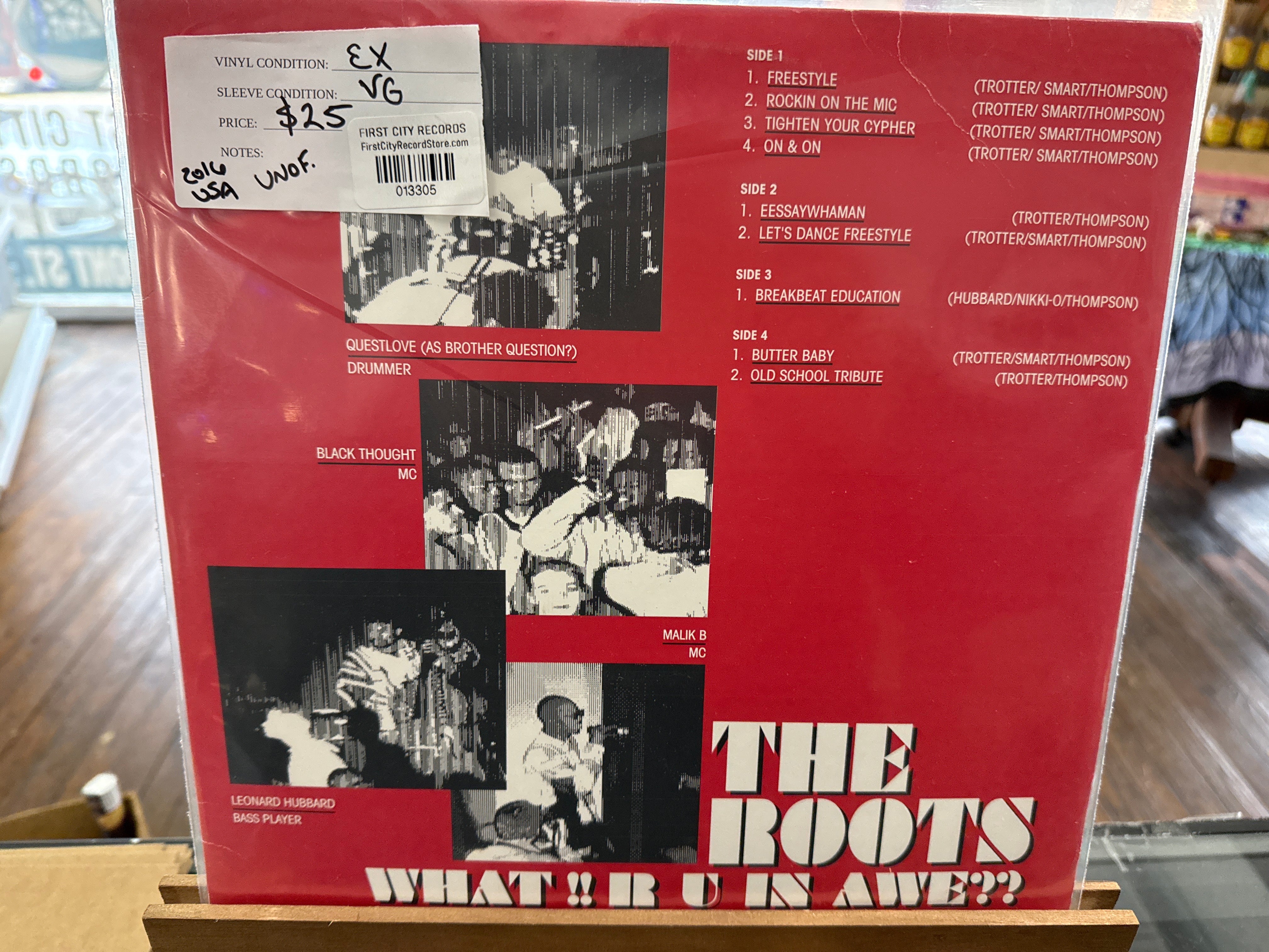 The Roots - What!! R U In Awe?? (2016 Unof, USED)