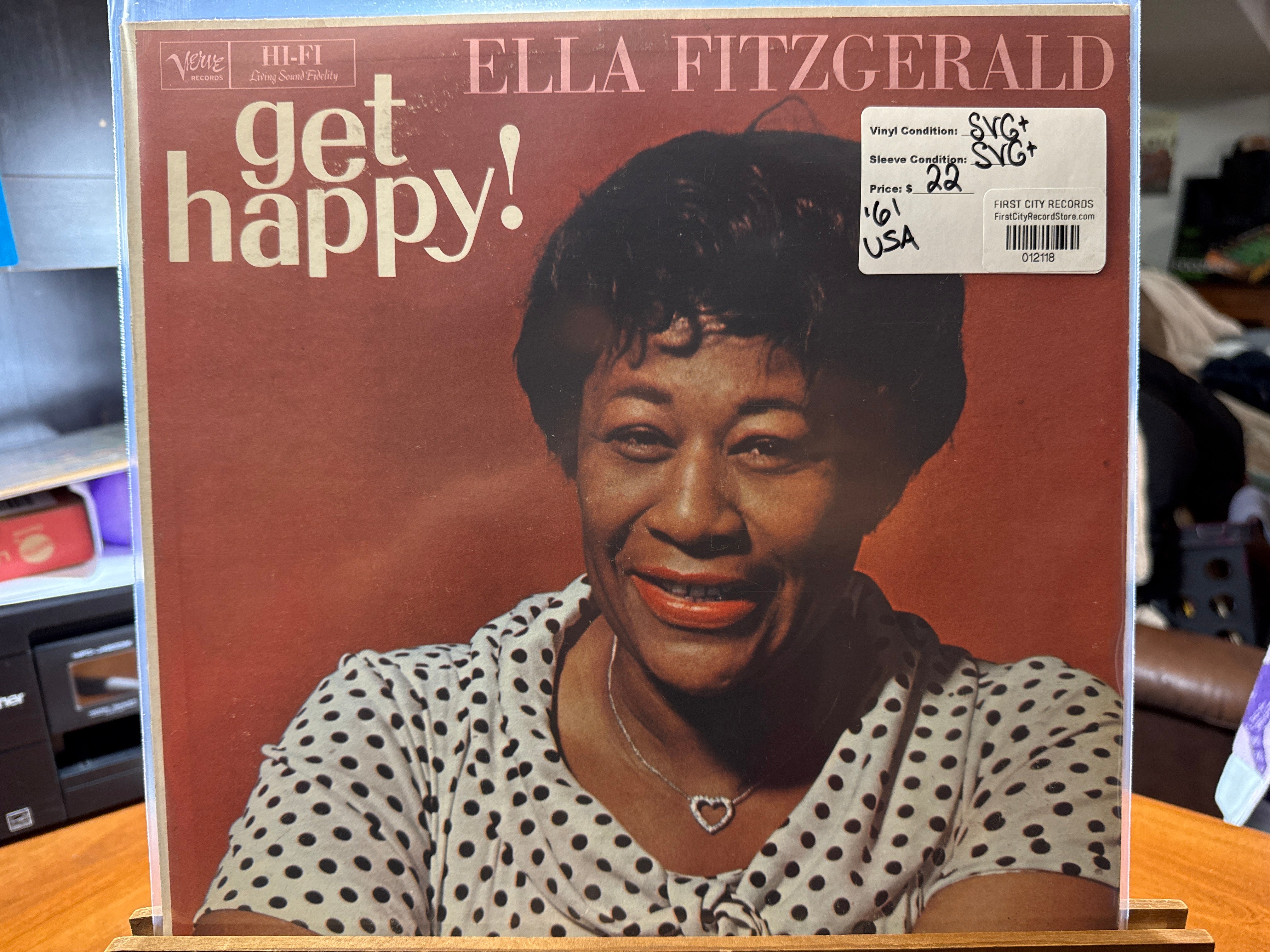 Ella Fitzgerald - Get Happy! (1961, USED)