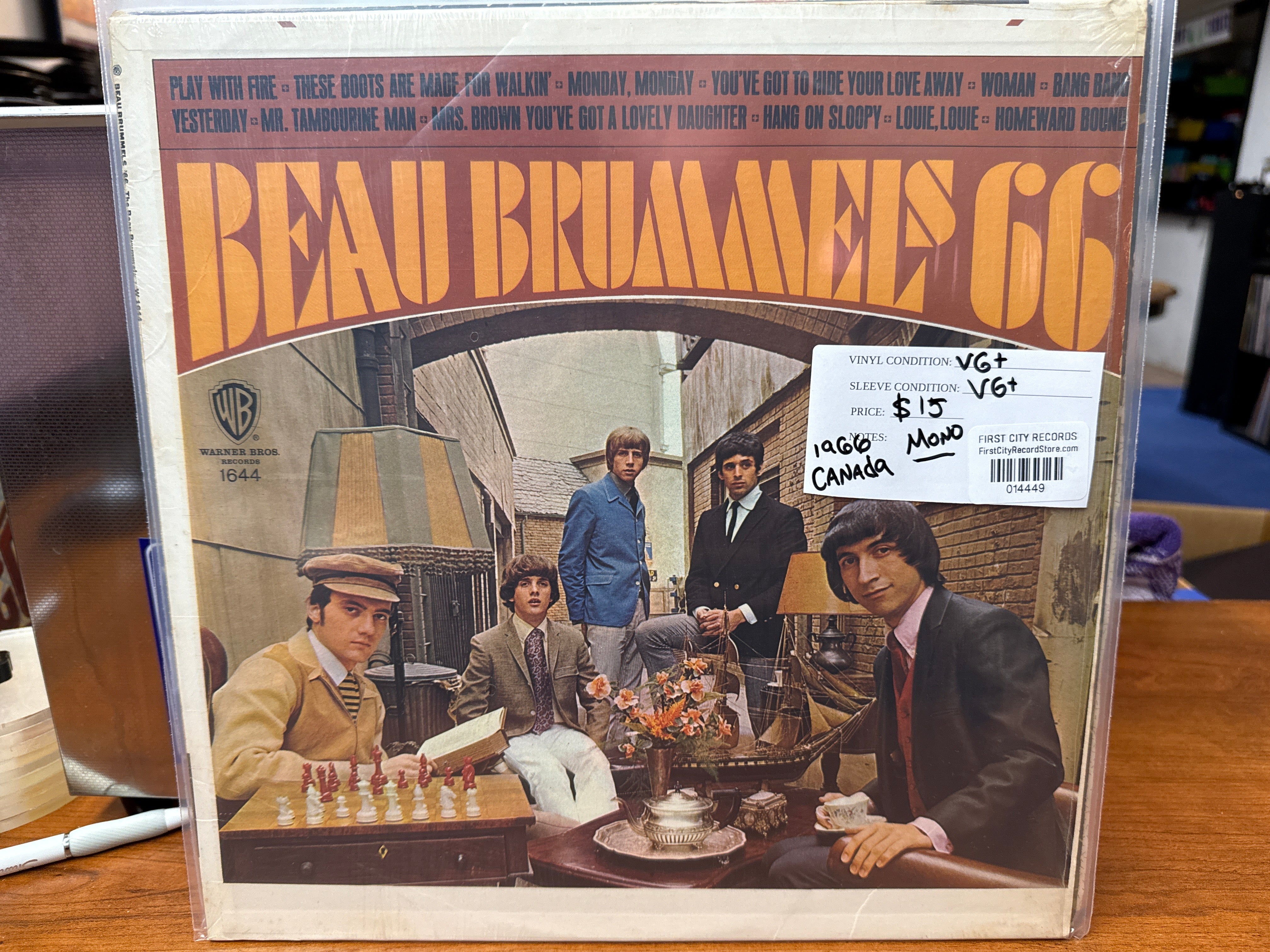 Beau Brummels Band - Beau Brummels 66 (1966 Canada Pressing, Mono, USED)