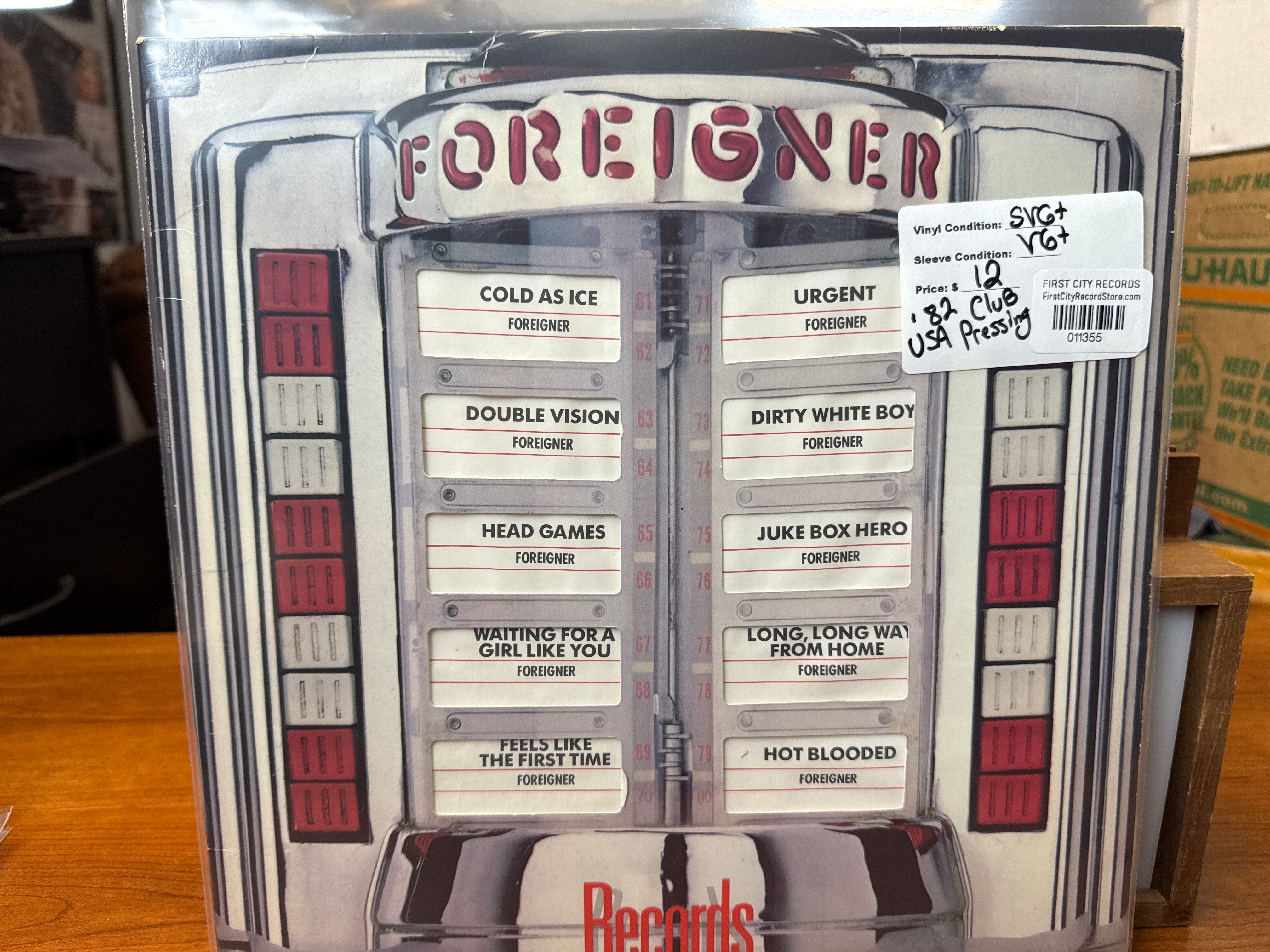 Foreigner - Records (1982, Club Pressing, USED)