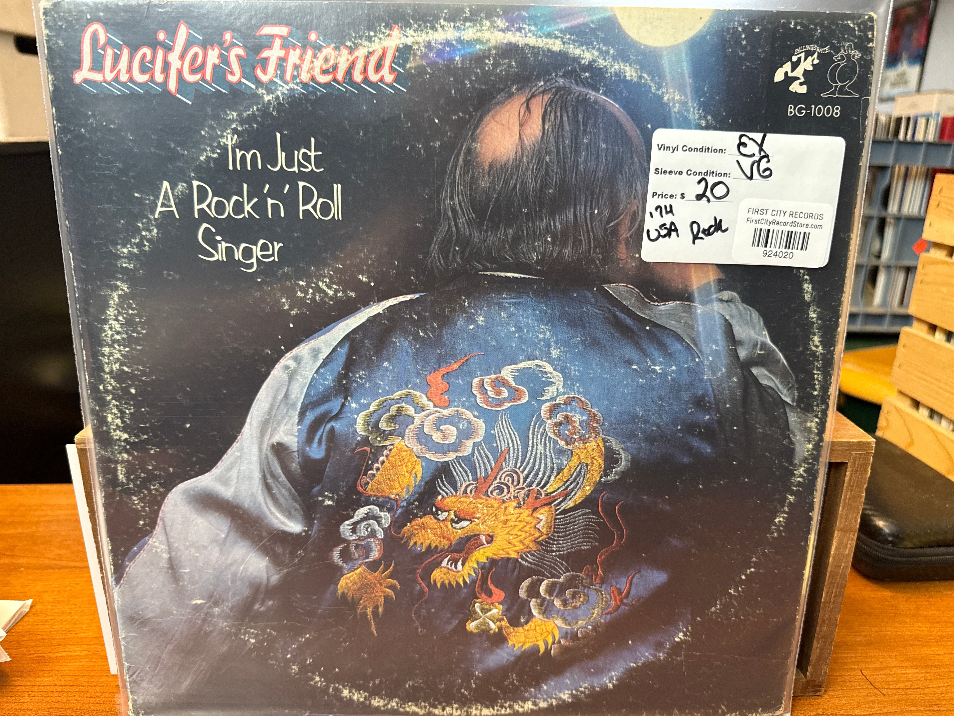 Lucifer's Friend - I'm Just A Rock n Roll Singer (1974, USED)