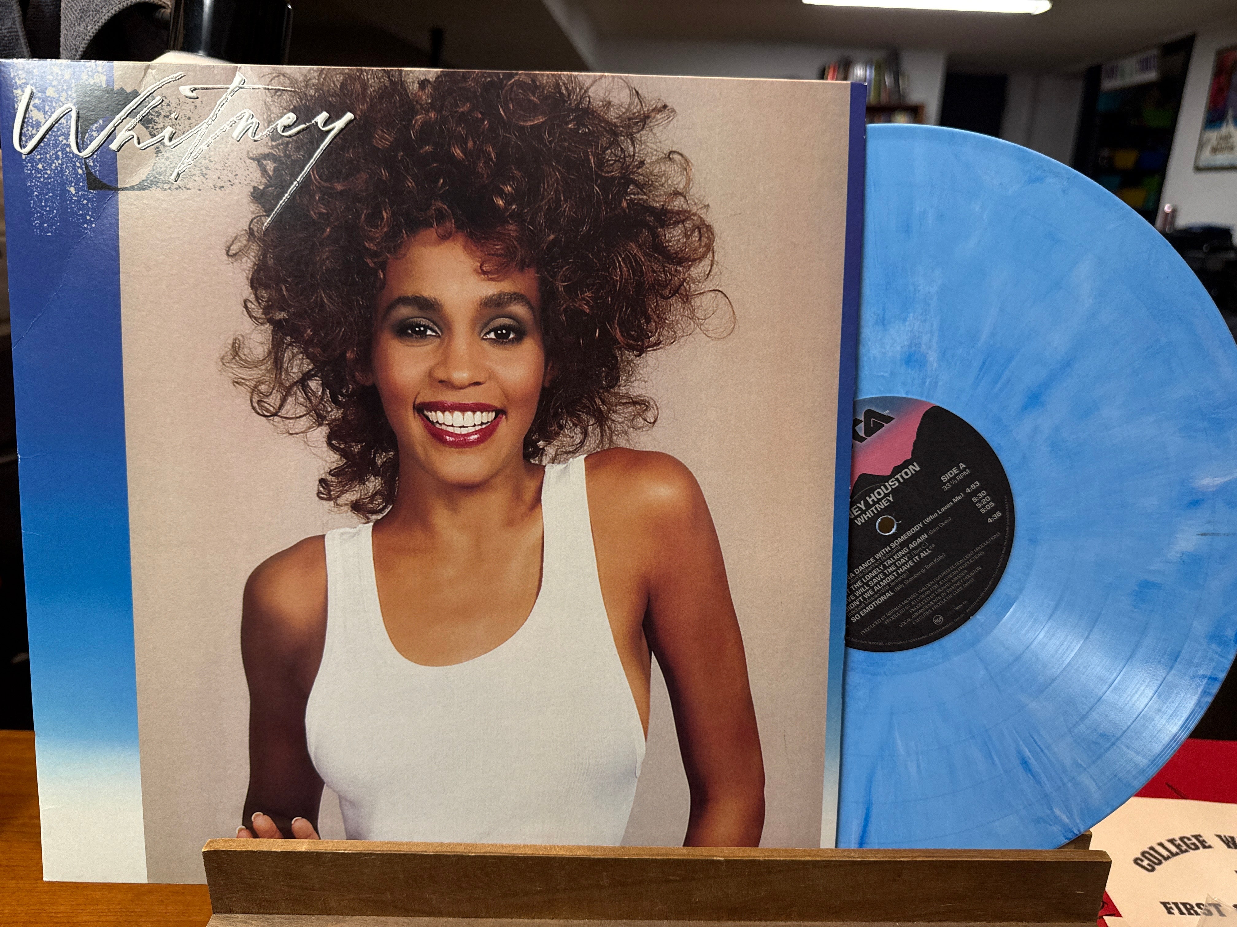 Whitney Houston - Whitney (2023, Blue/White Vinyl, USED)