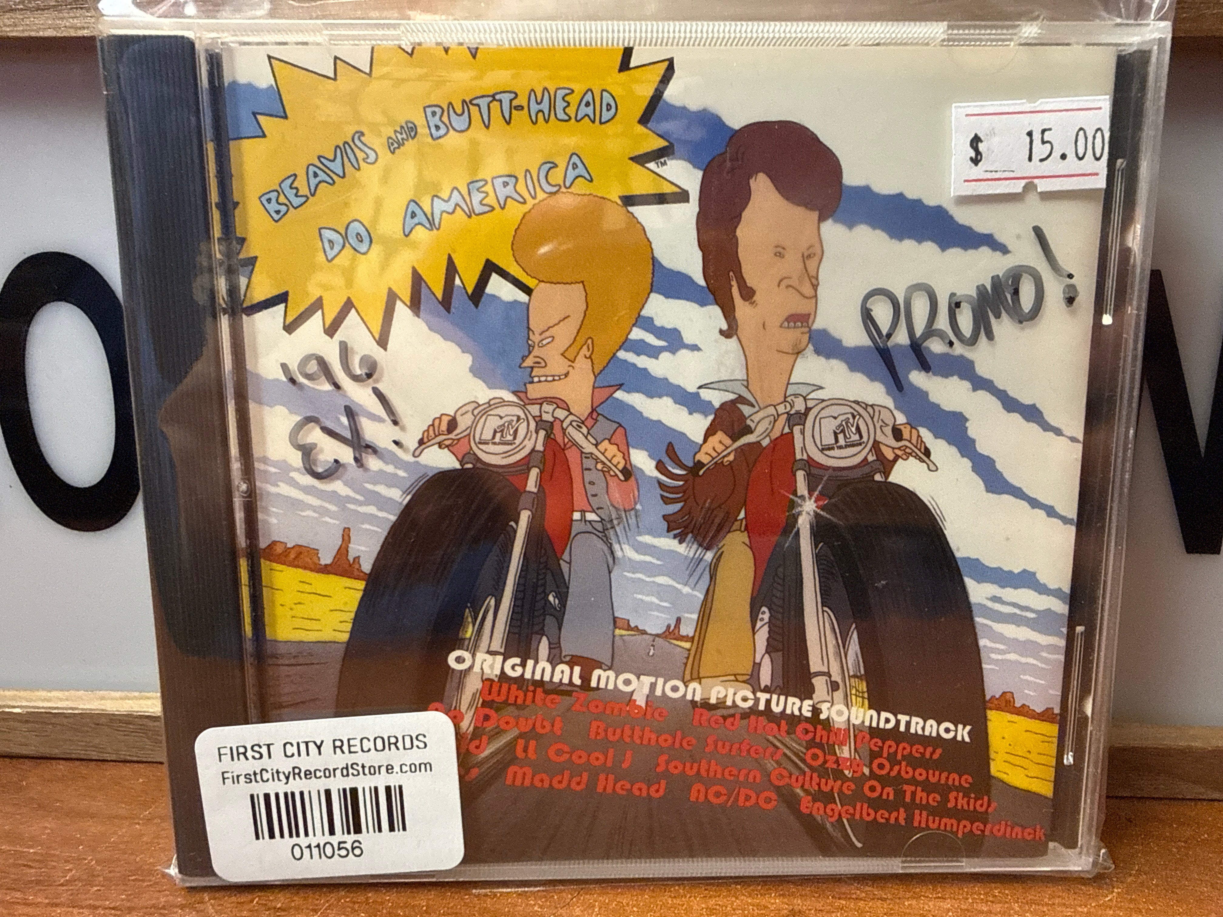 Beavis and Butthead Do America Soundtrack (Promo, CD)