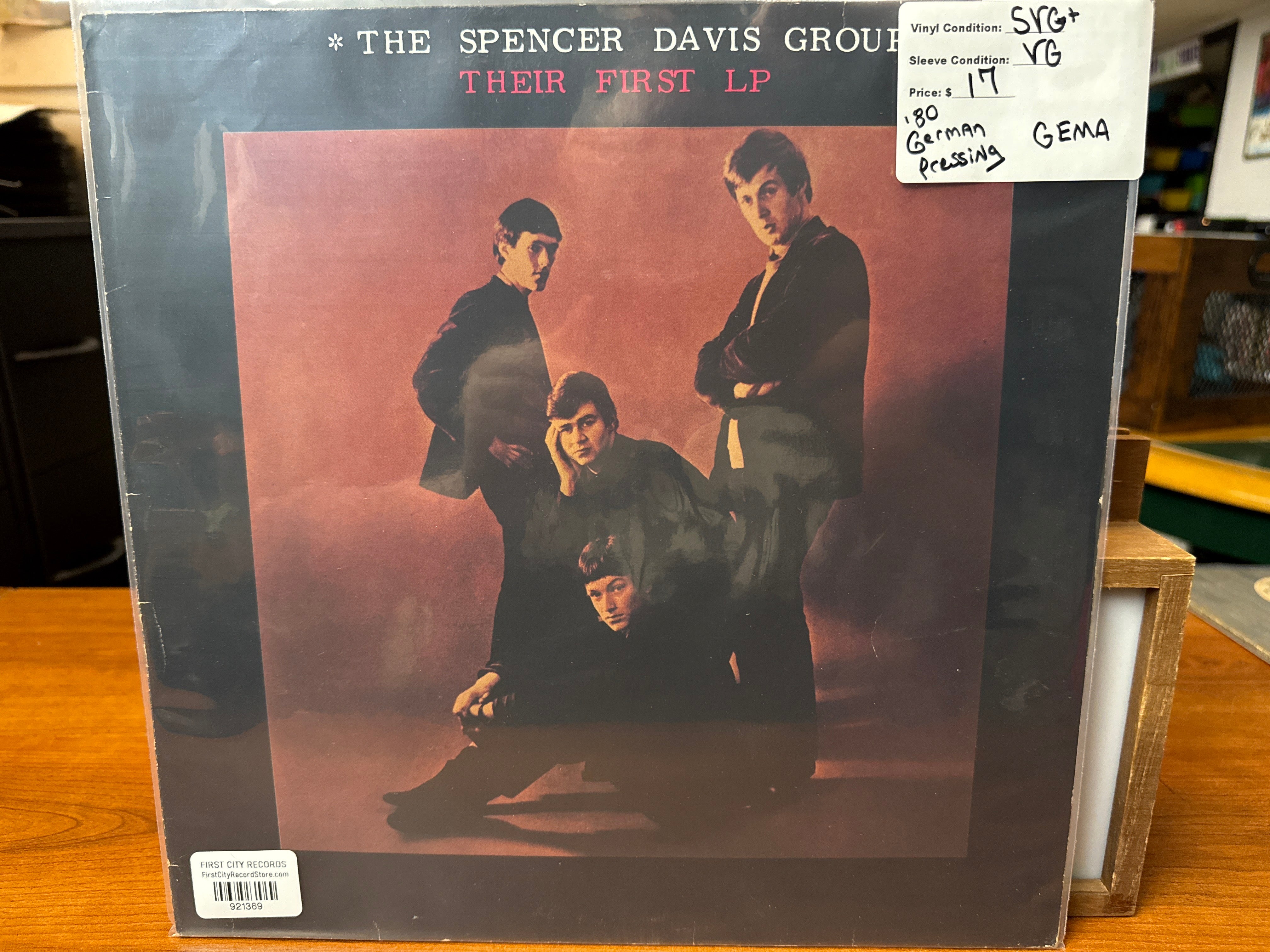 Spencer Davis Group - Their First LP (1980, German Pressing, USED)
