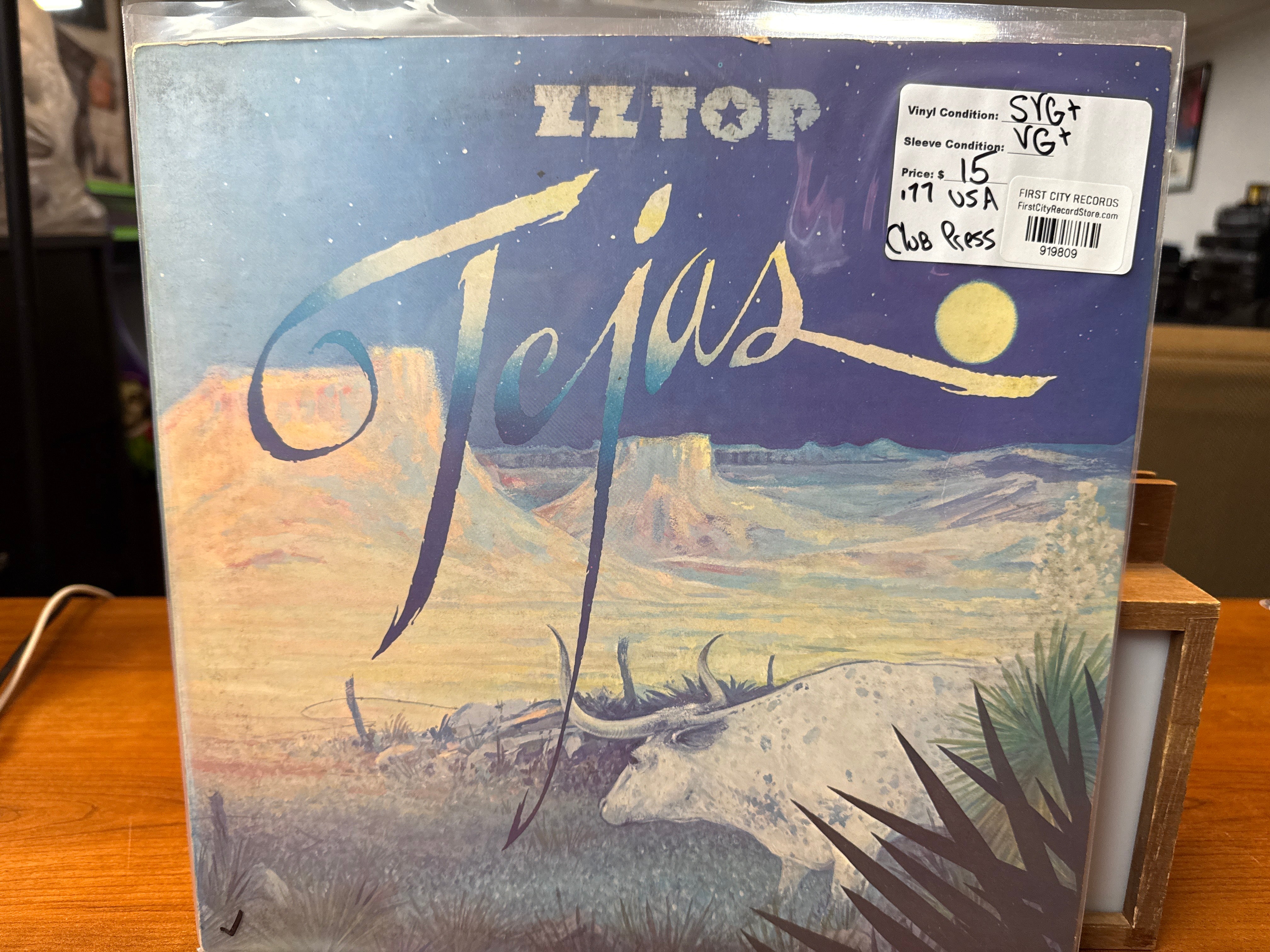ZZ Top - Tejas (1977, Club Press, USED)