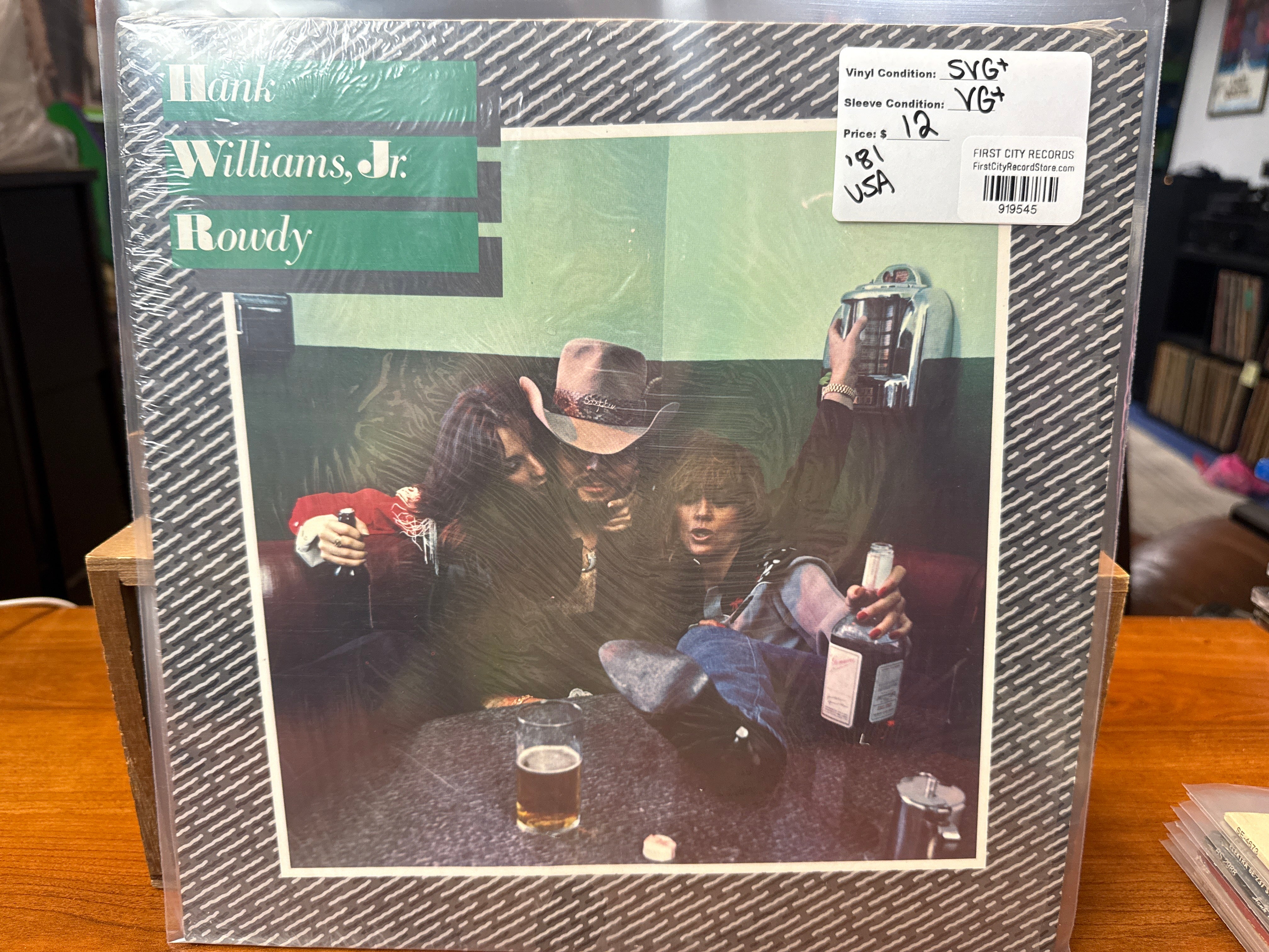 Hank Williams Jr - Rowdy (1981, USED)