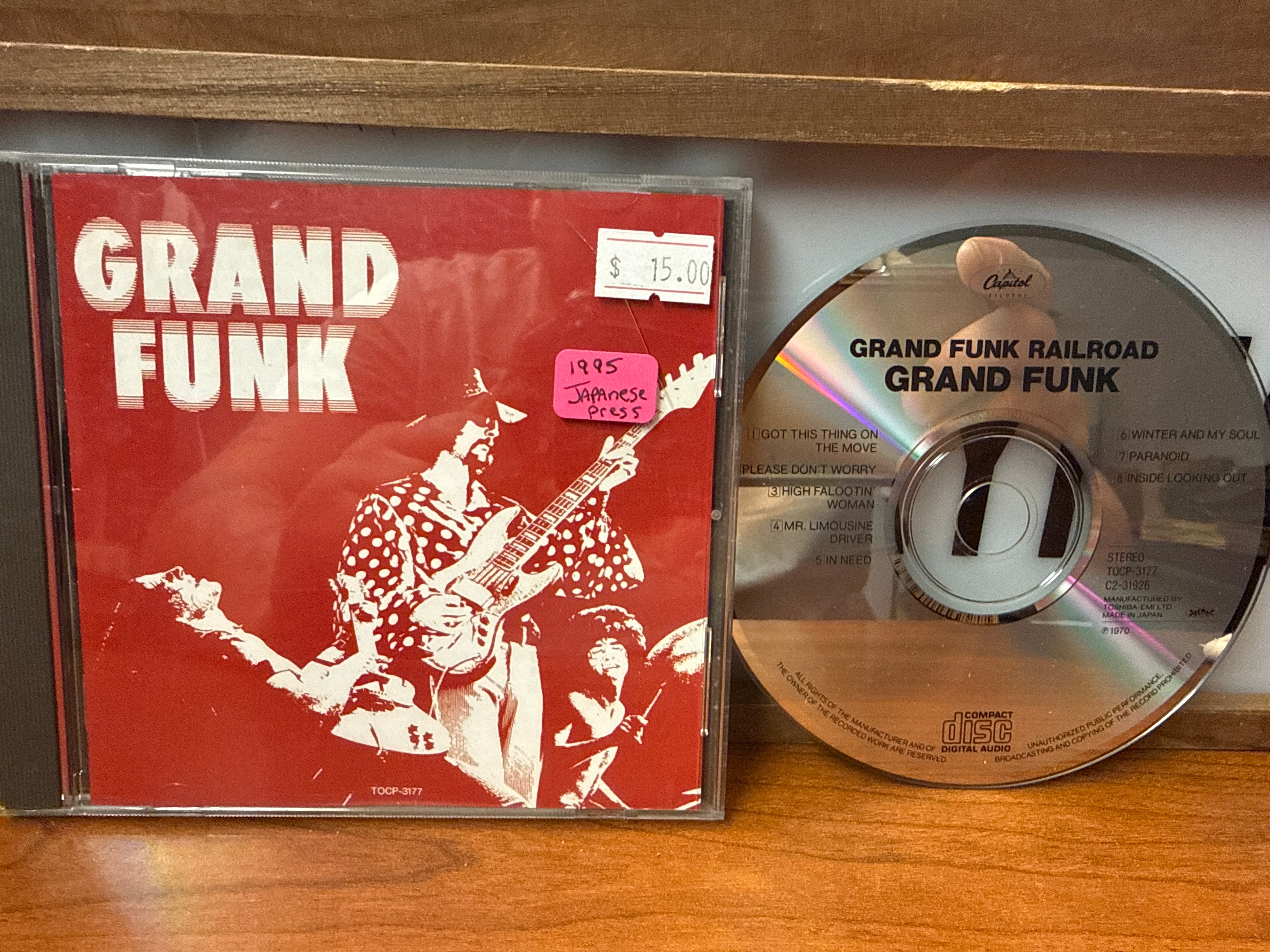 Grand Funk Railroad - Grand Funk (1995, Japanese Pressing, CD)