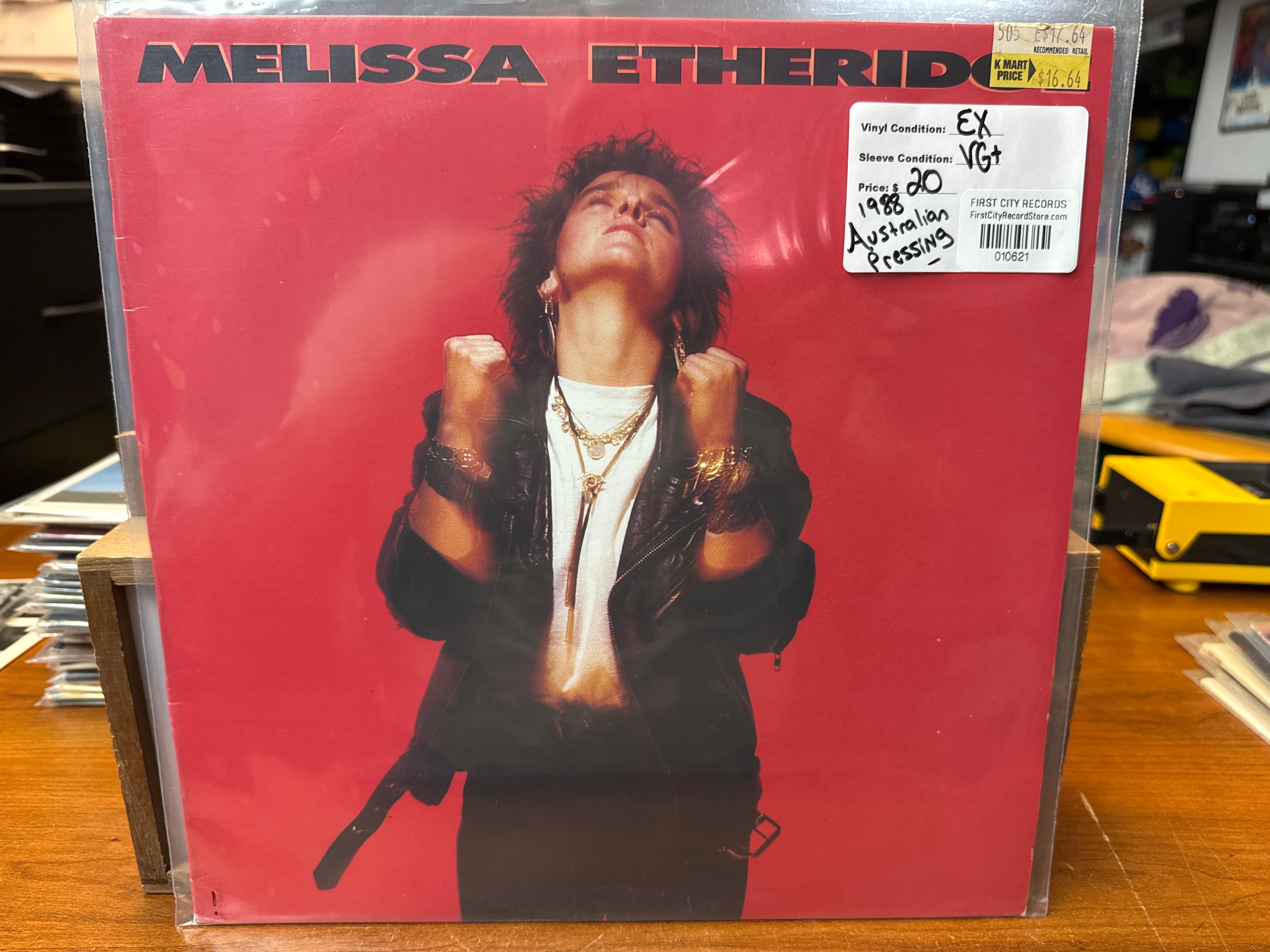 Melissa Ethridge - Self Titled (1988, Australian Pressing, USED)