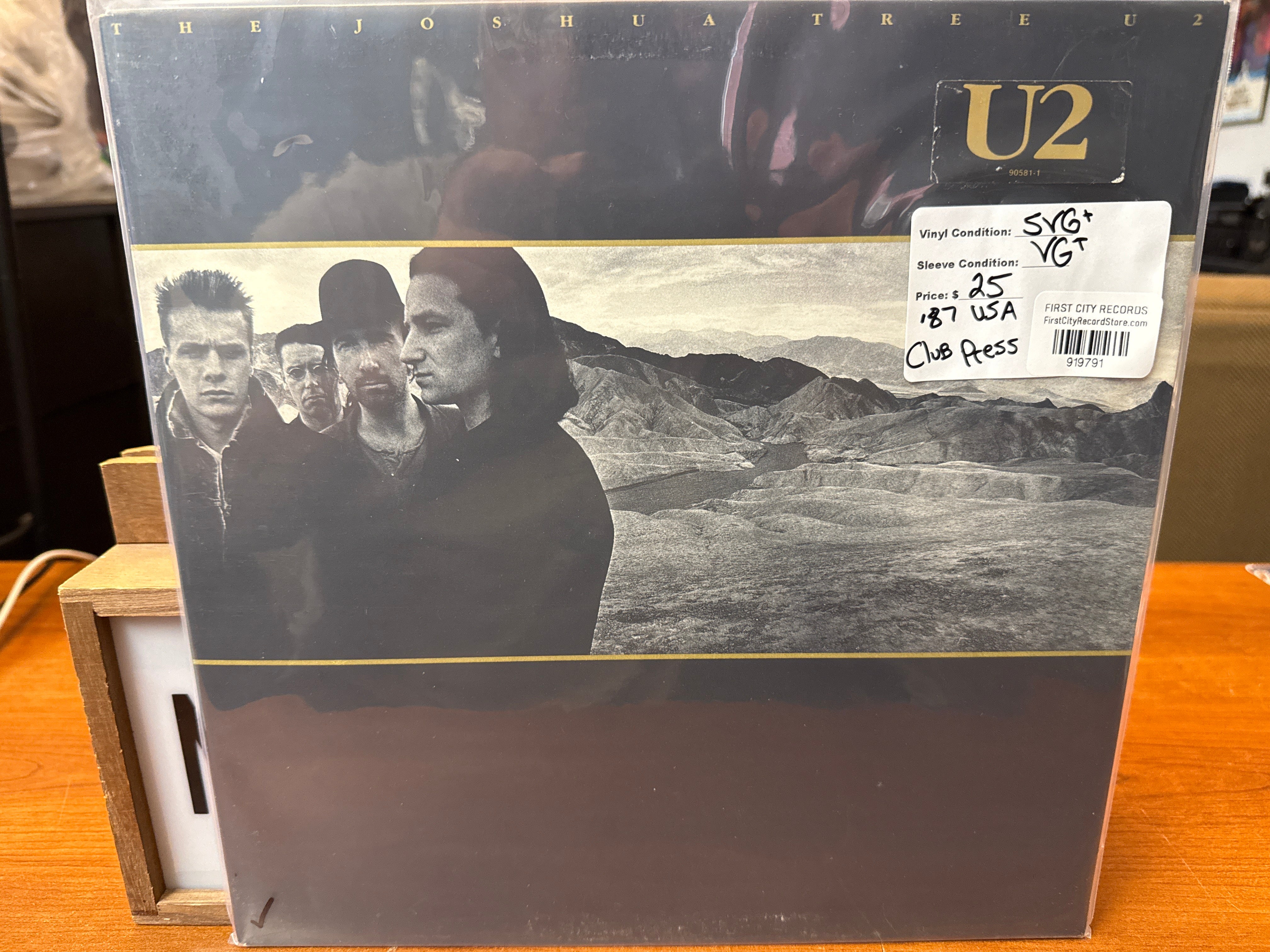 U2 - Joshua Tree (1987, Club Press, USED)