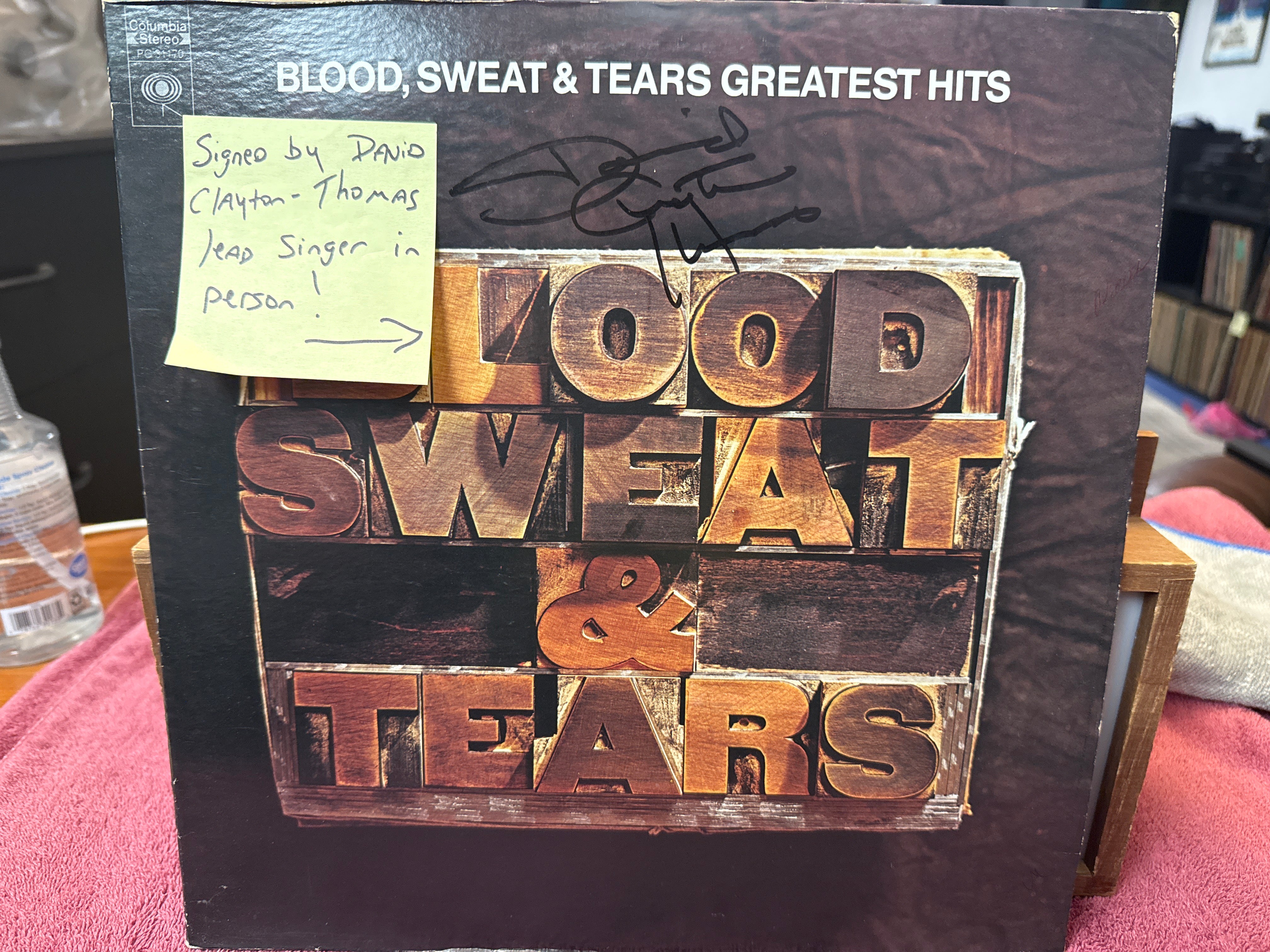Blood, Sweat & Tears – Greatest Hits (Autographed By David Clayton Thomas, USED)