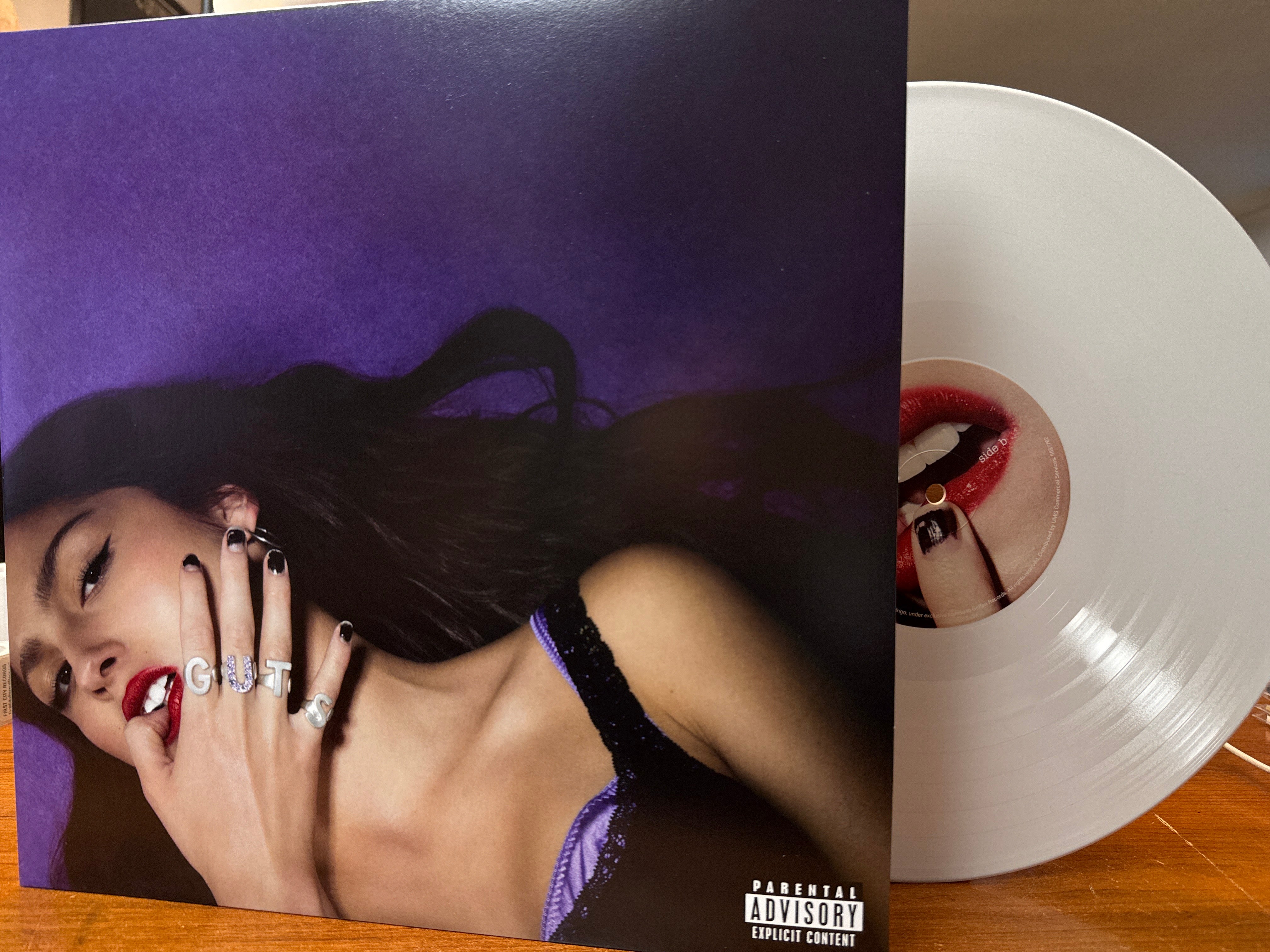Olivia Rodrigo - GUTS (2023, White Vinyl, USED)