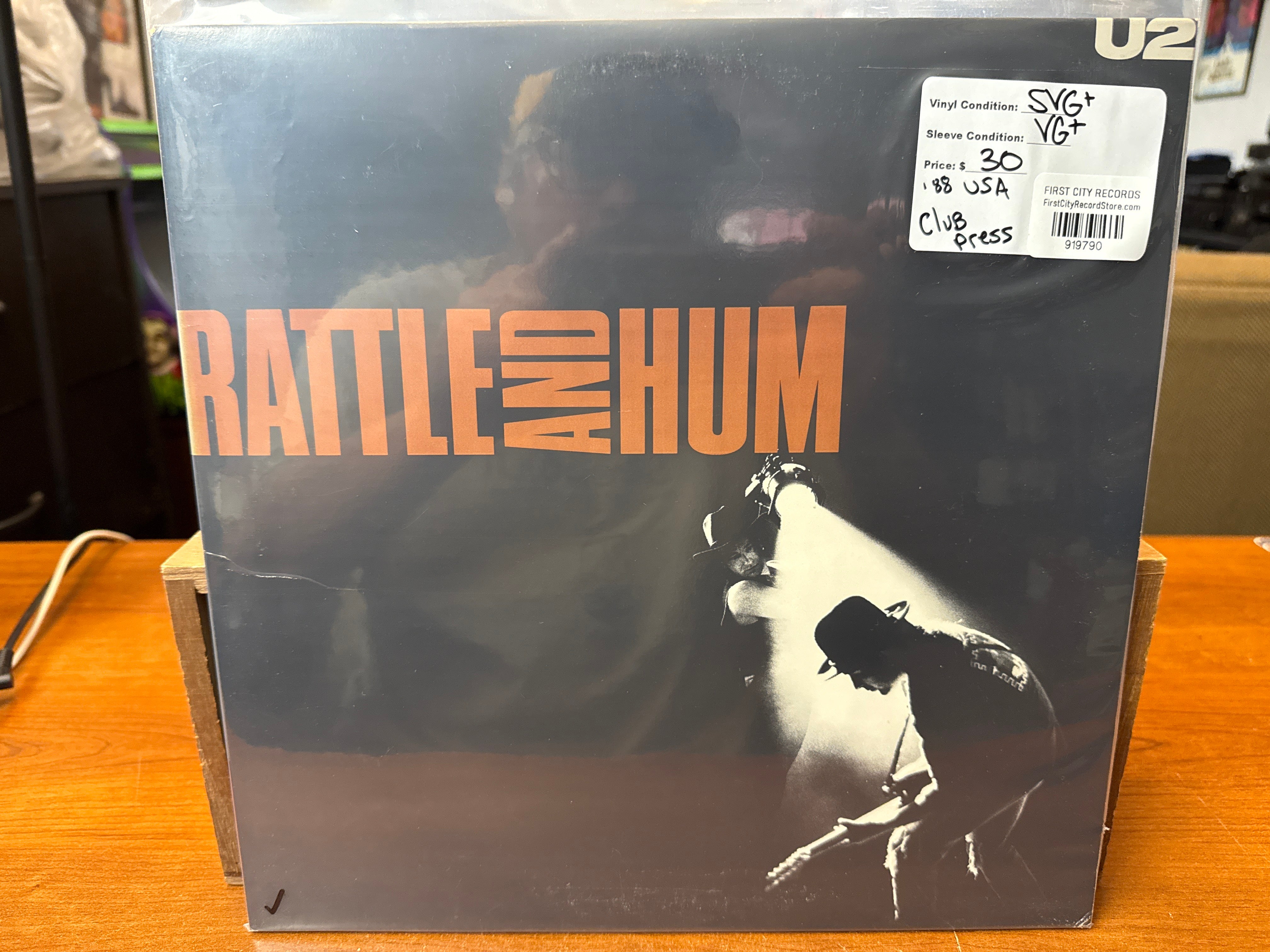 U2 - Rattle and Hum (1988, Club Press, USED)