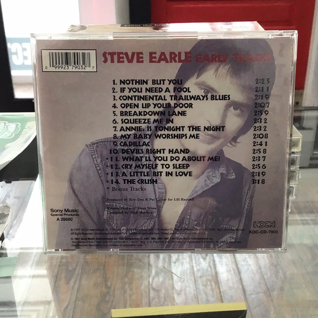 BFcd Steve Earle- Early Tracks