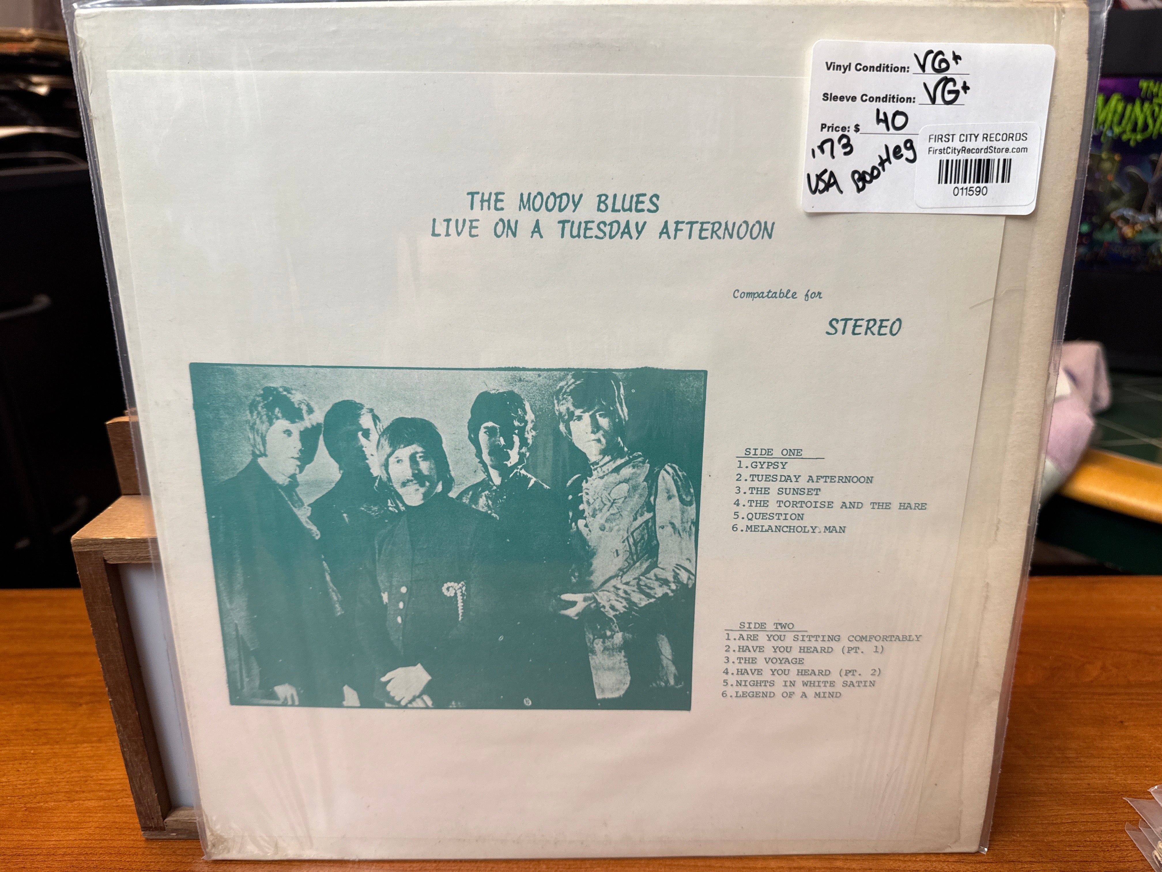 Moody Blues - Live On A Tuesday Afternoon (1973 USA, Bootleg, USED)