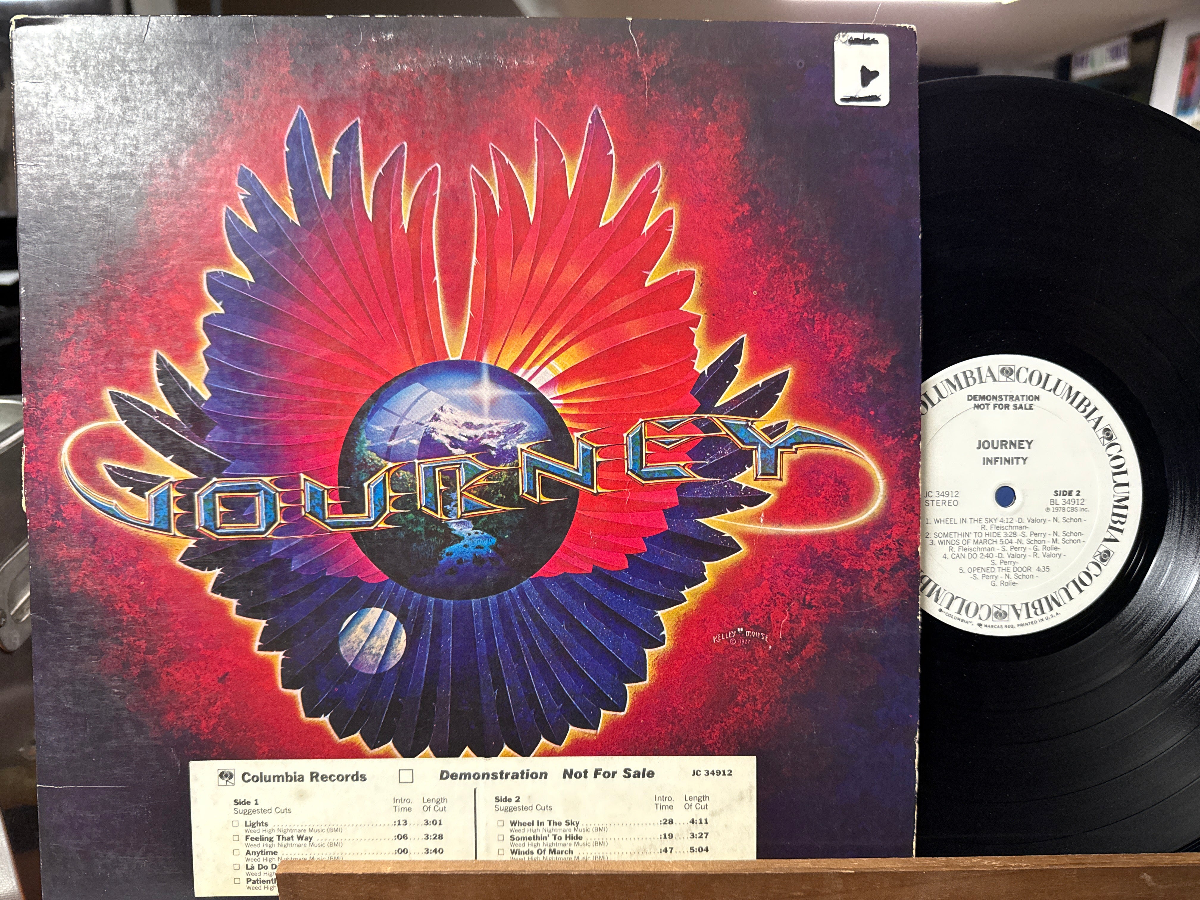 Journey - Infinity (1978, White Label Promo, USED)