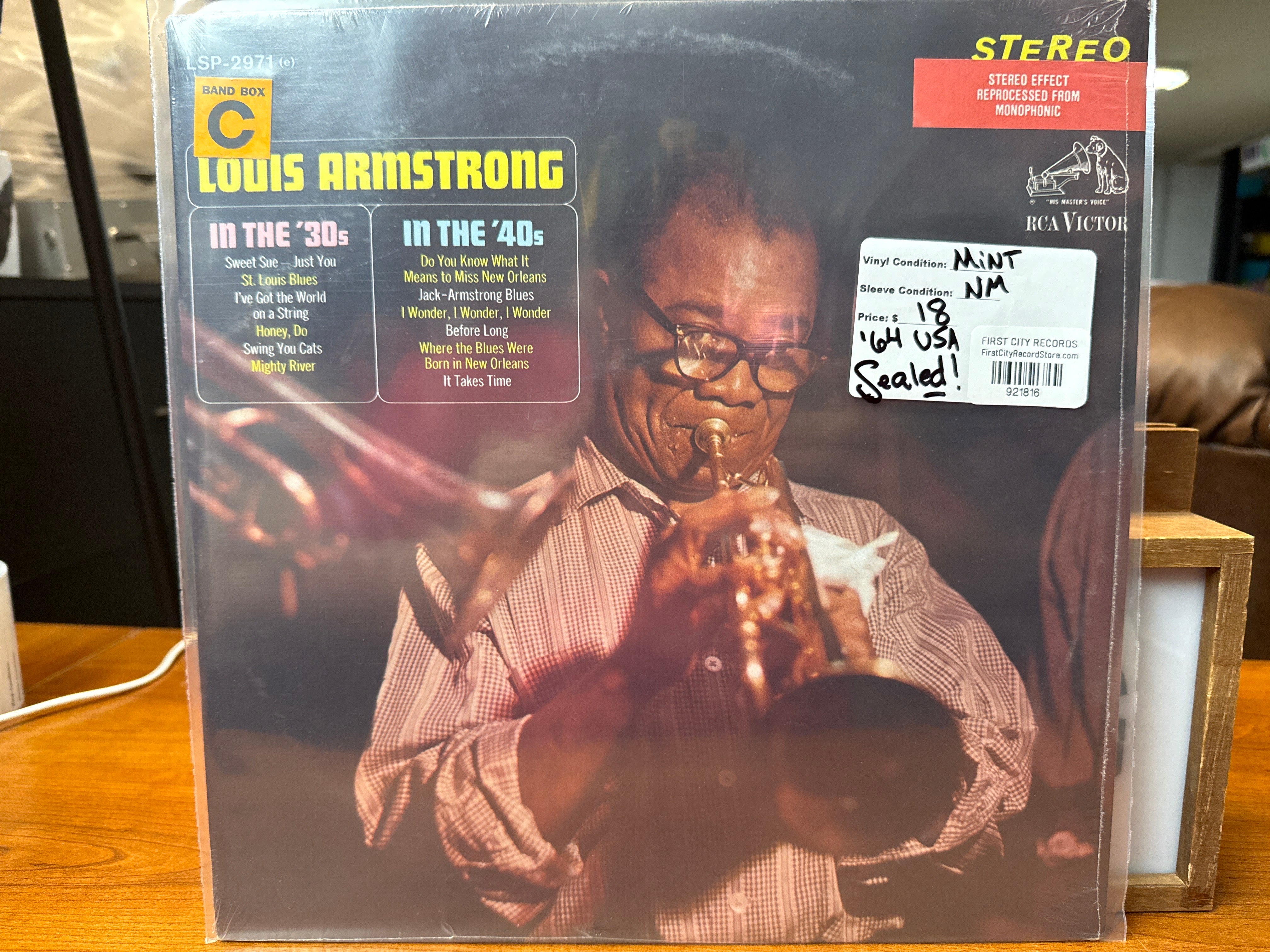 Louis Armstrong - In The 30's & 40's (1964, Sealed!, USED)