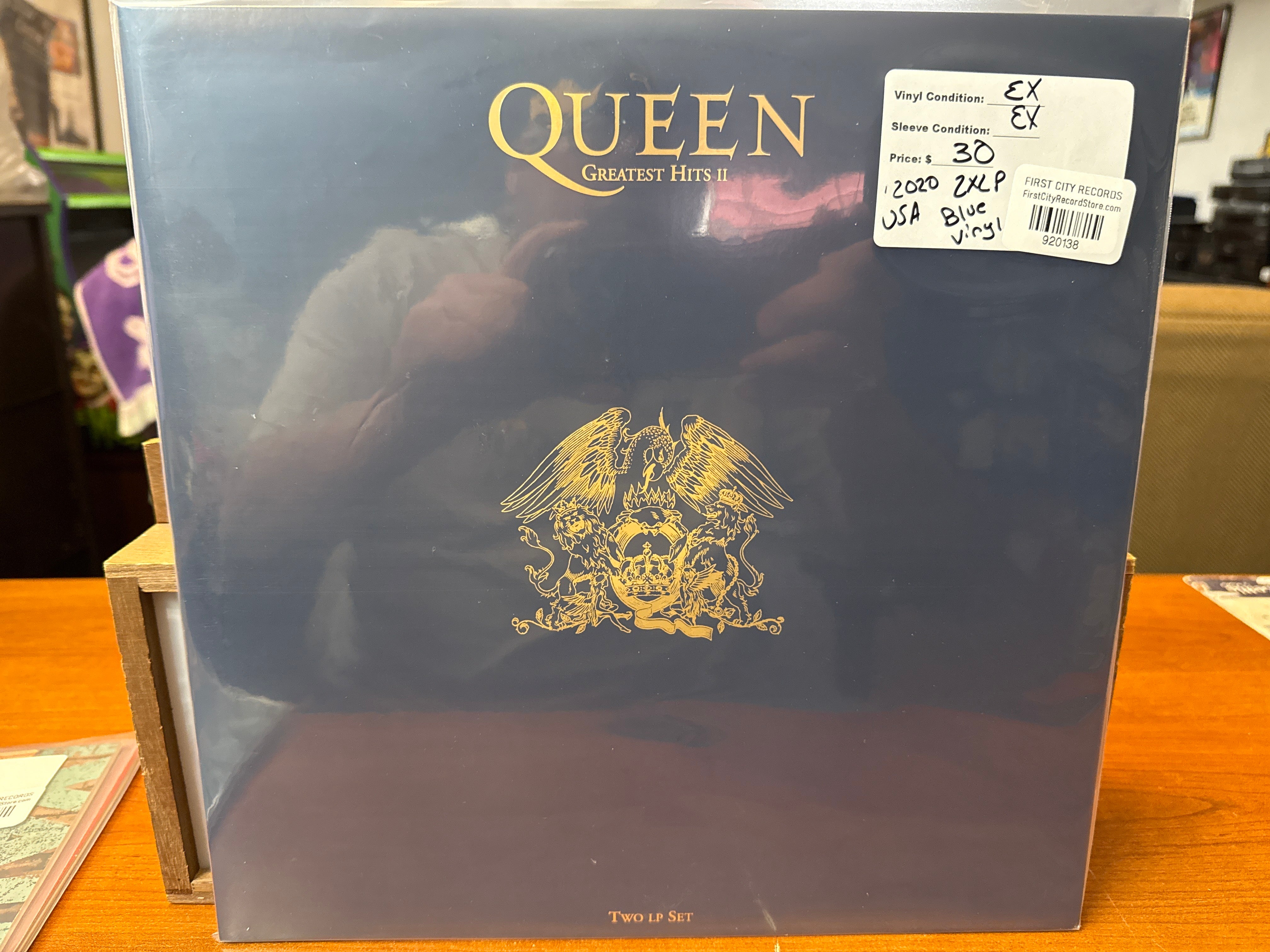 Queen - Greatest Hits II (2020, Blue Vinyl, USED)
