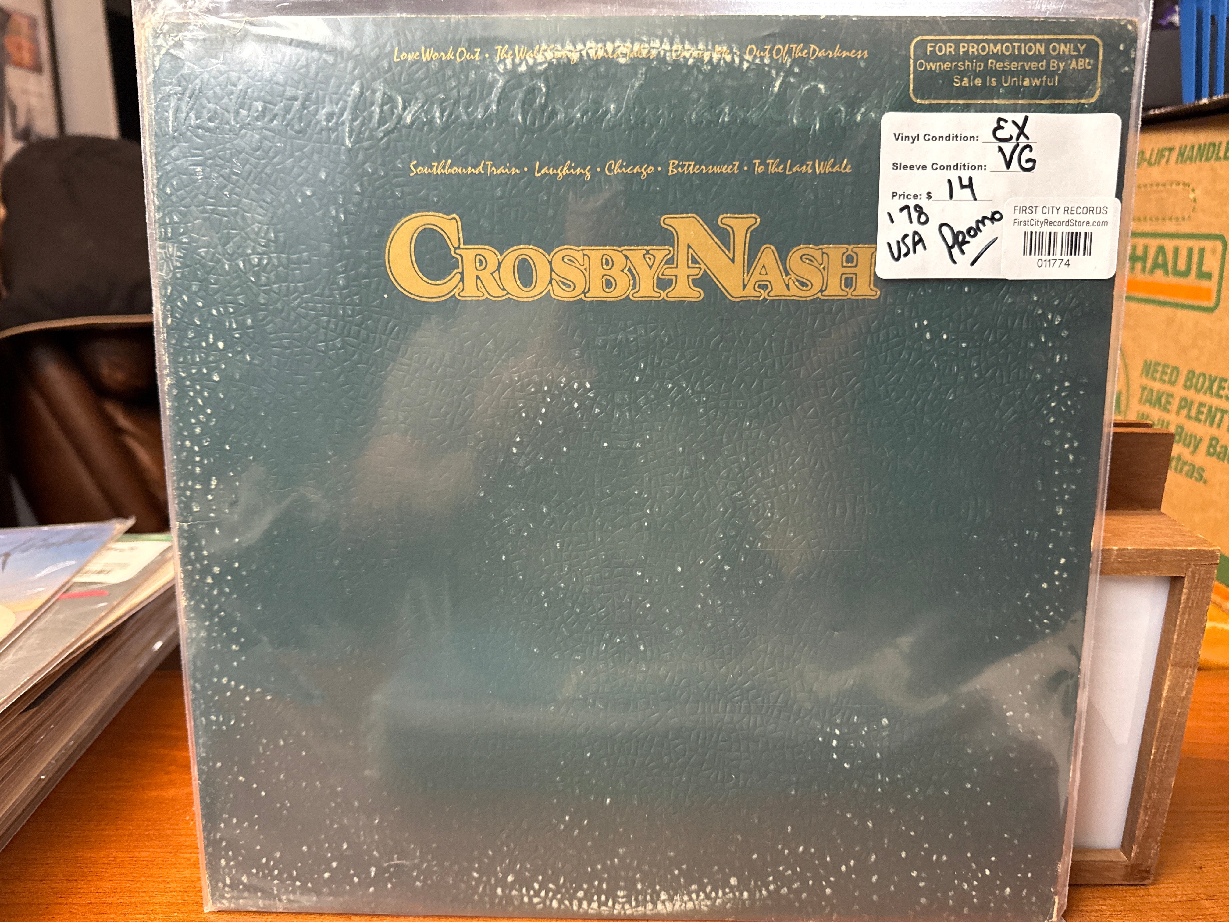 Crosby Nash - Crosby Nash (1978, Promo, USED)