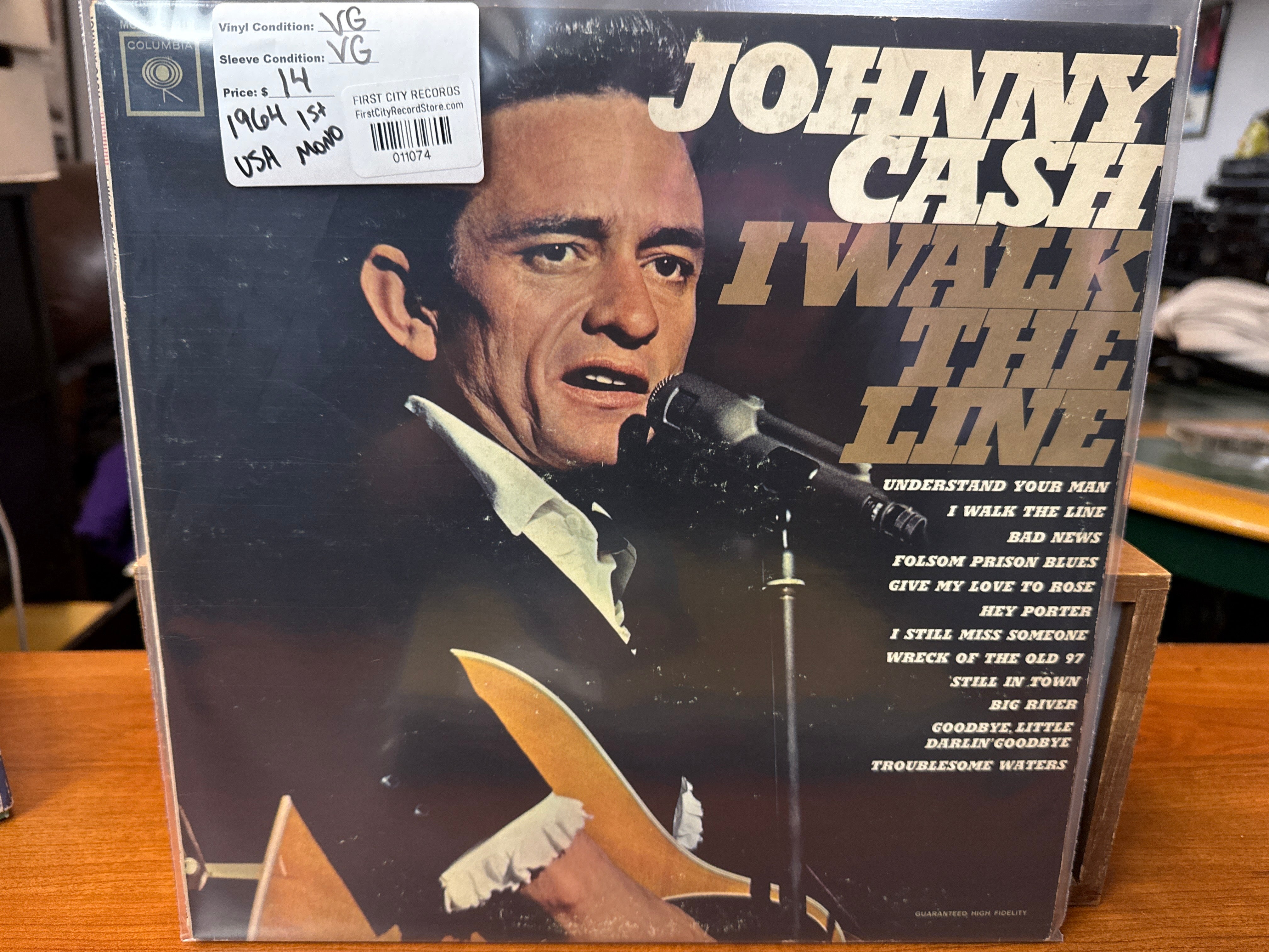 Johnny Cash - I Walk the Line (1964, 1st Mono, USED)