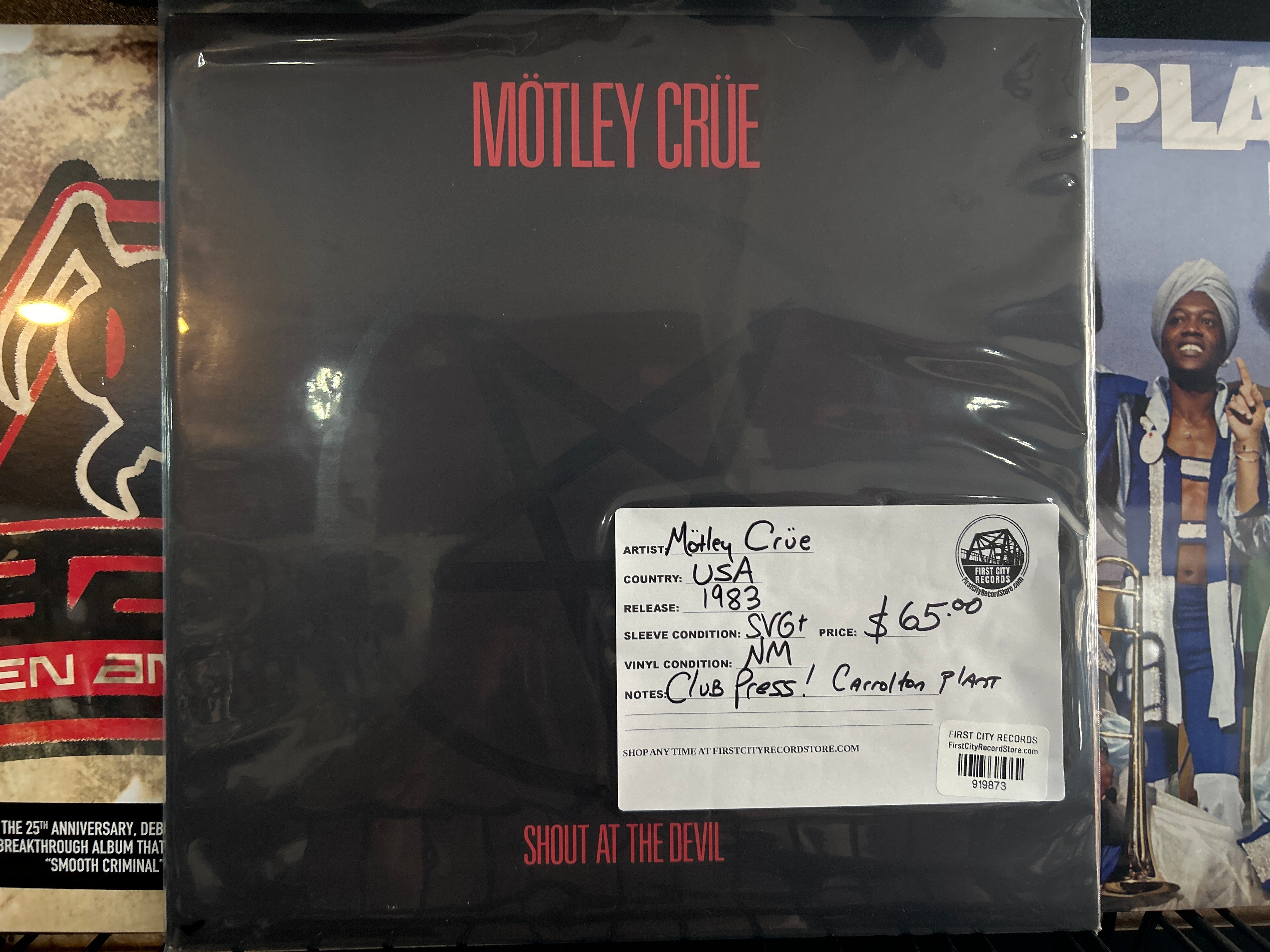 Motley Crue - Shout at the Devil (1983, Club Press, USED)