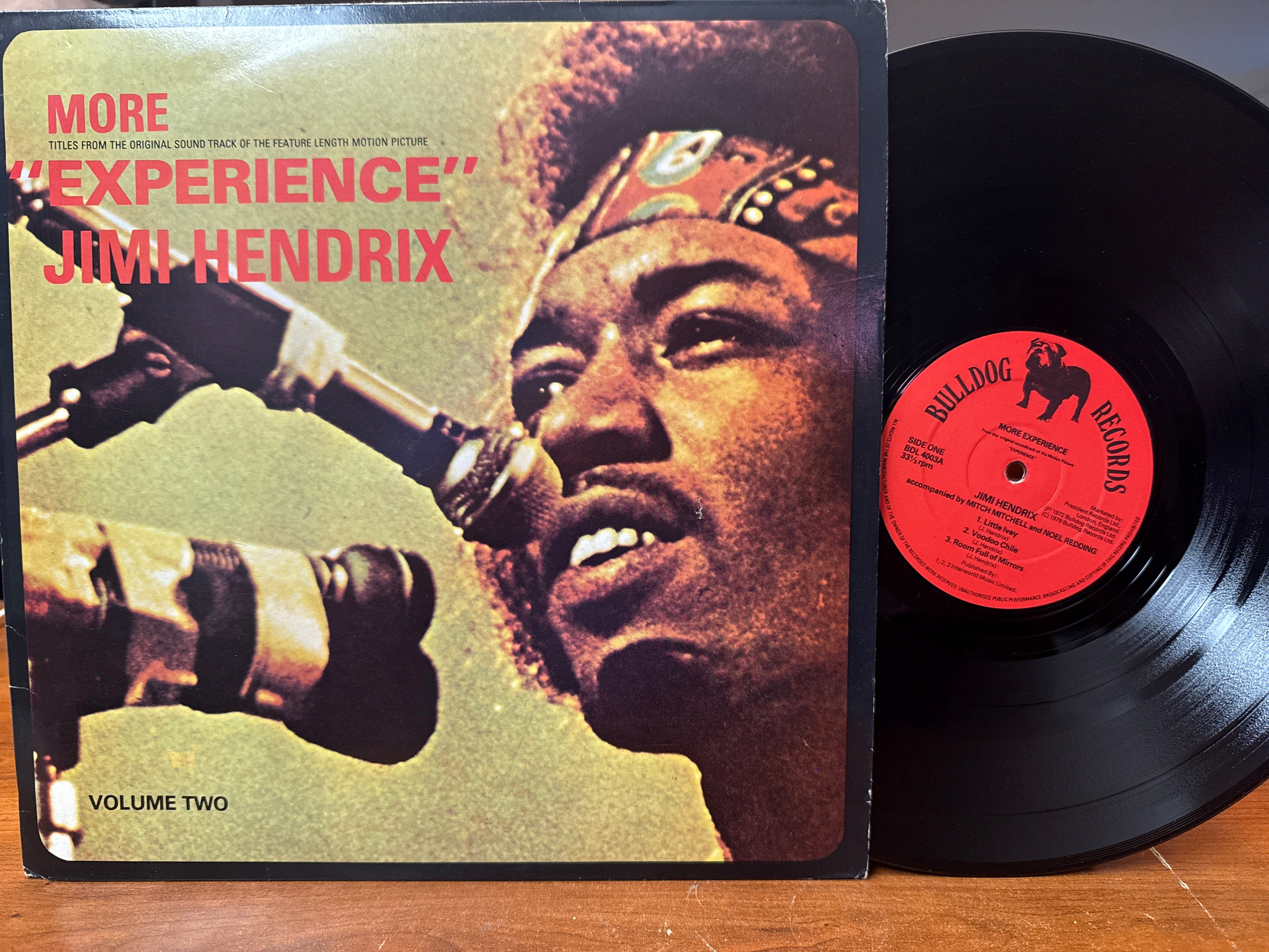 Jimi Hendrix - More Experience (1972 E.U. Press, USED)