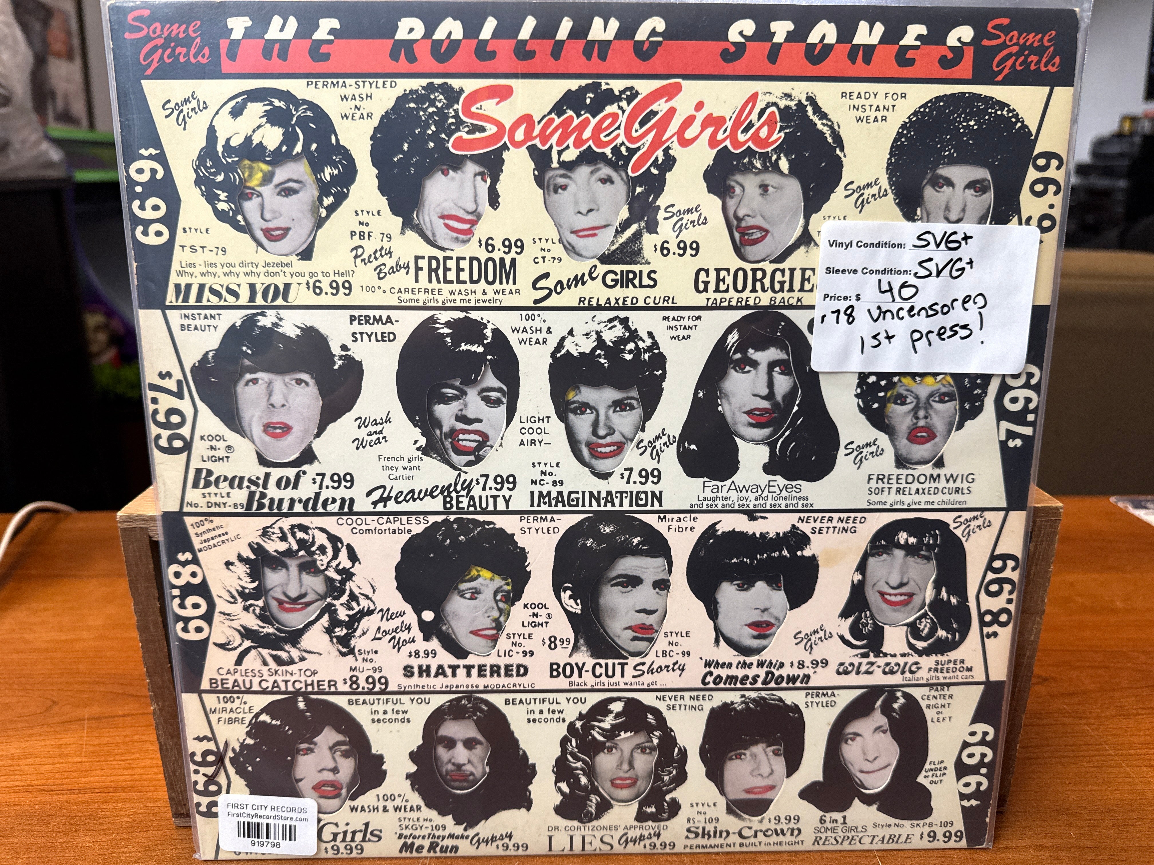 Rolling Stones - Some Girls (1978, 1st Pressing, USED)
