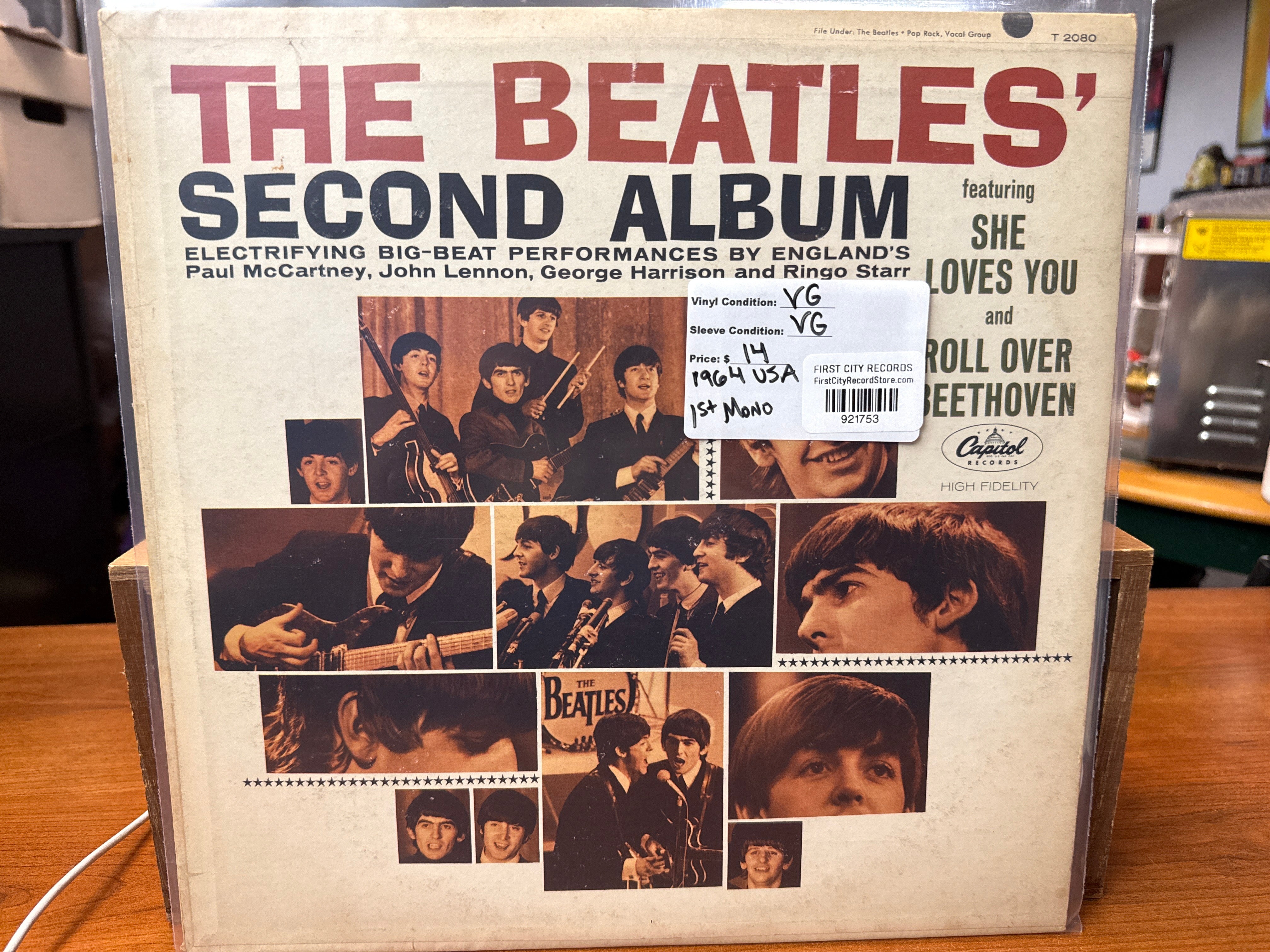 Beatles - Second Album (1964, 1st Mono, USED)