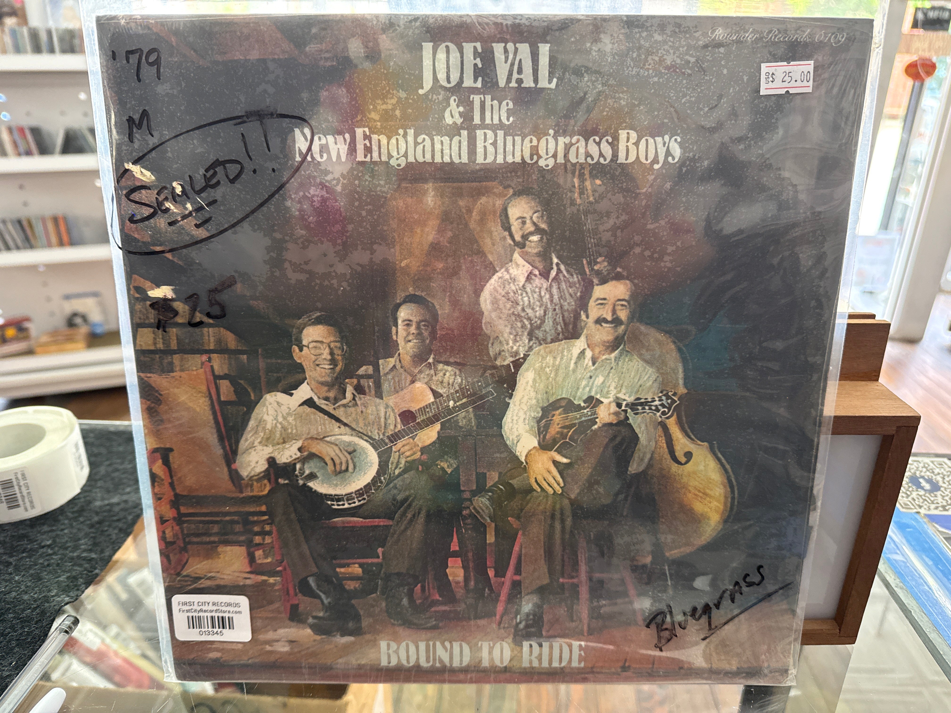 Joe Val & The New England Bluegrass Boys (1979, Sealed, USED)