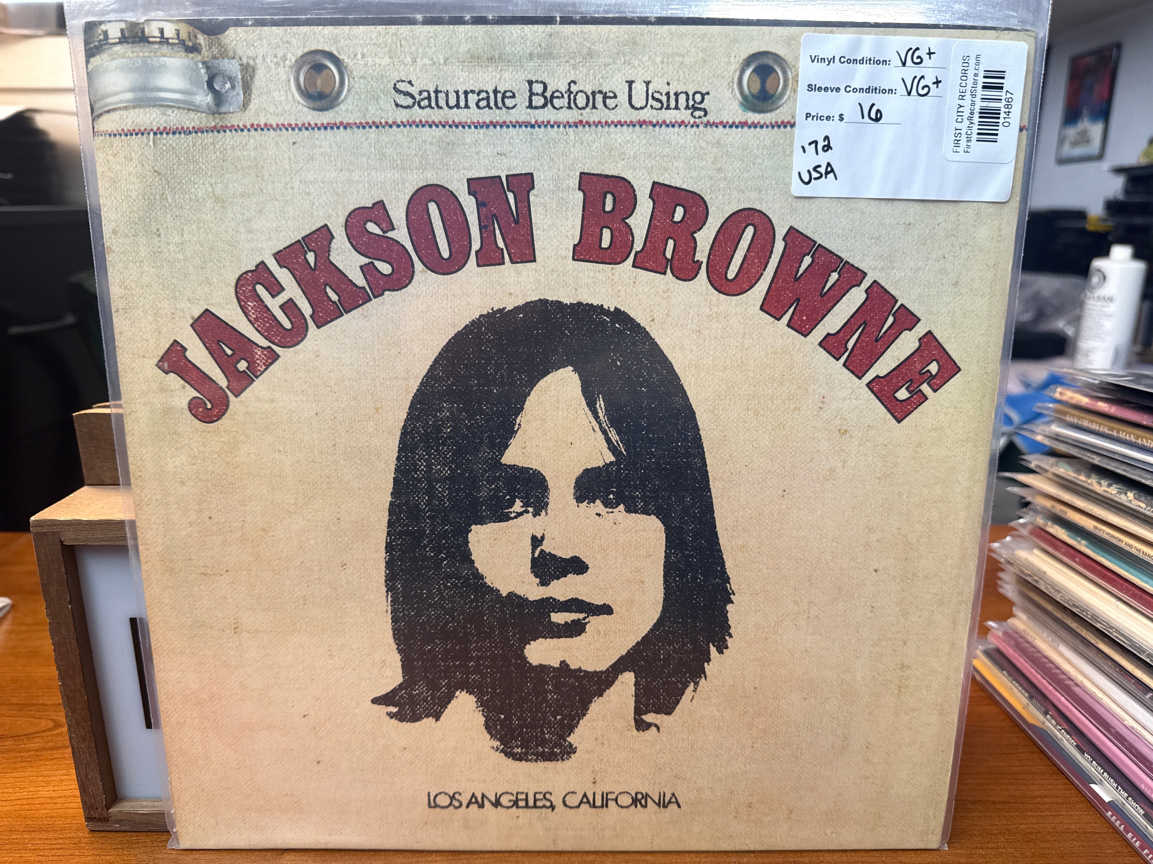 Jackson Browne - Saturate Before Using (1972, USED)