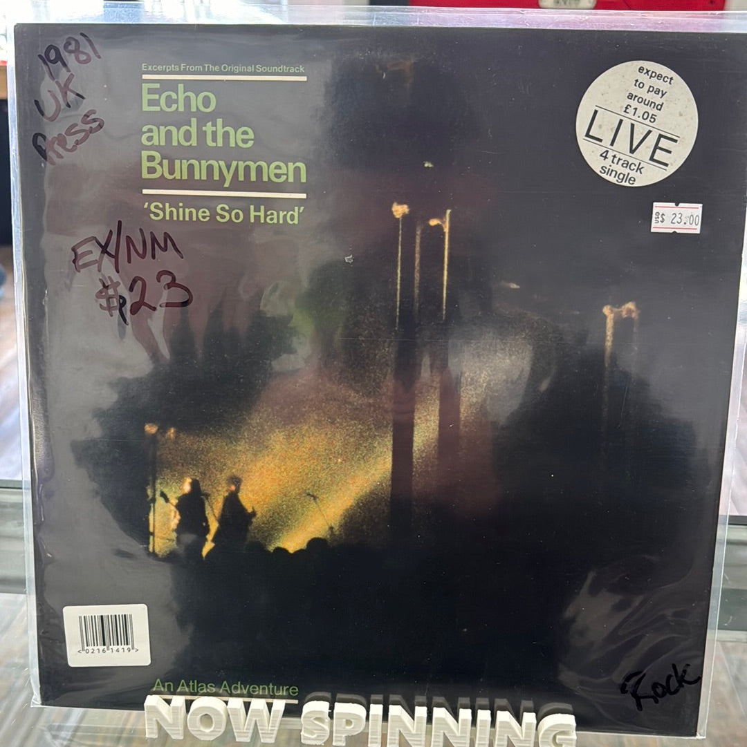 Echo & The Bunnymen - Shine So Hard (4 Track Single, UK)