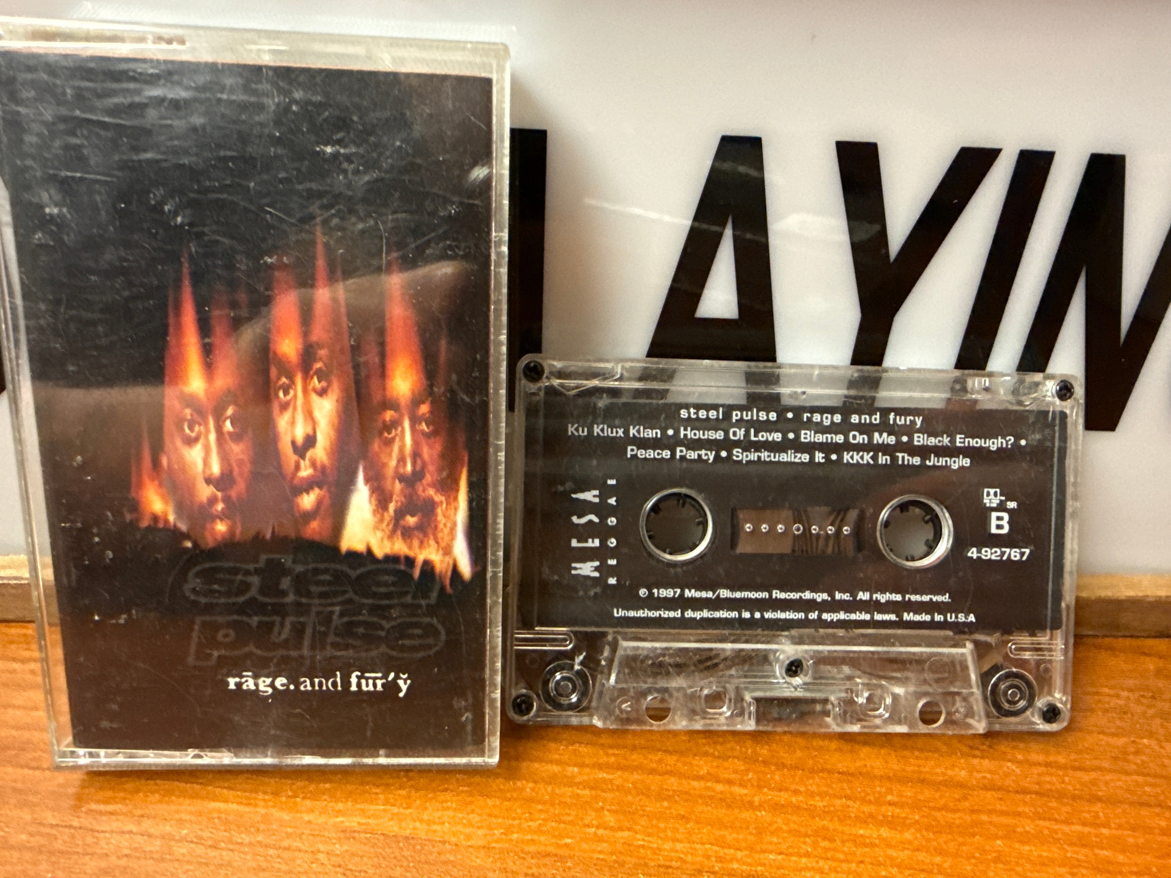 Steel Pulse - Rage and Fury (CASSETTE)
