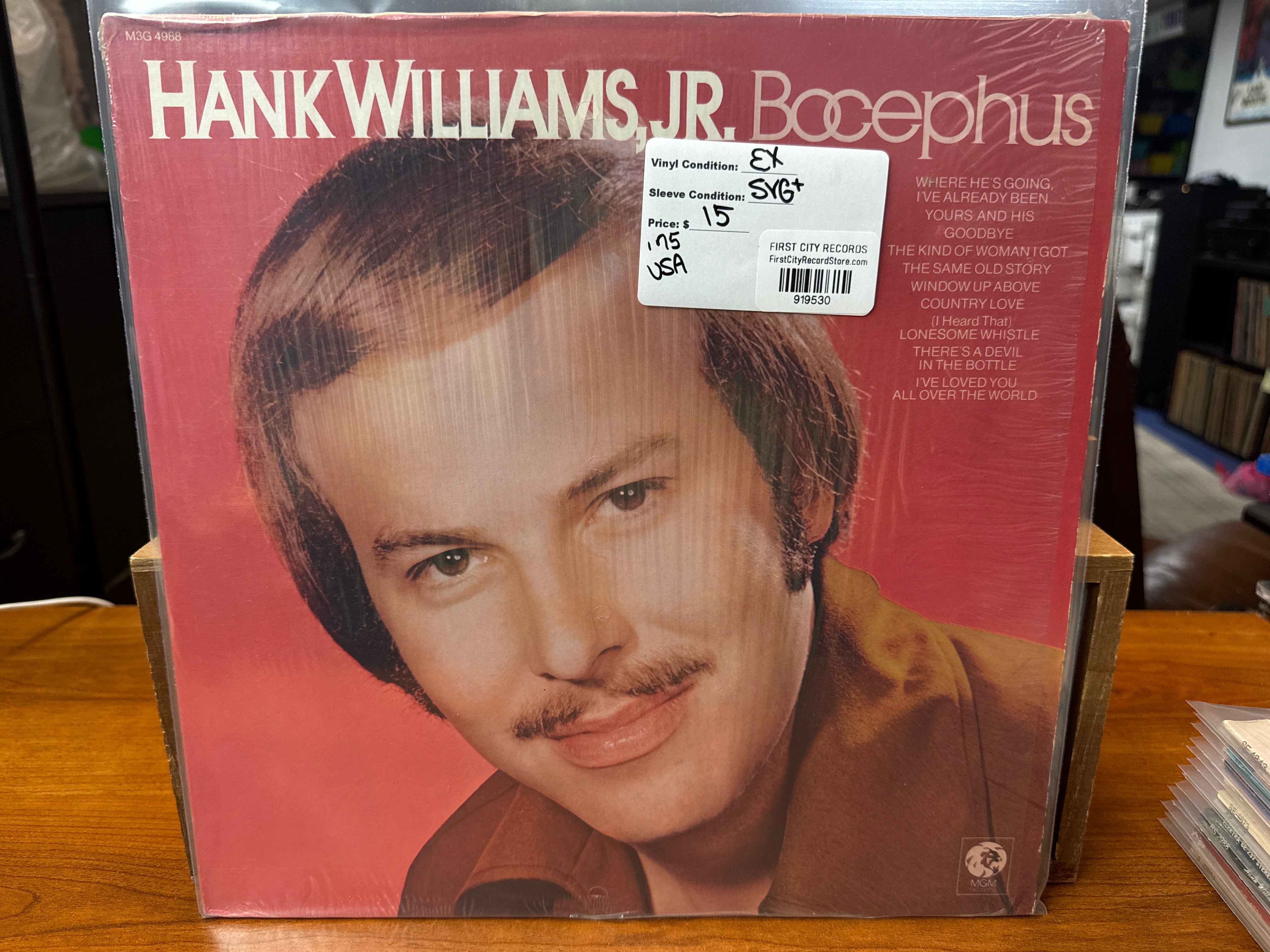 Hank Williams Jr - Bocephus (1975, USED)