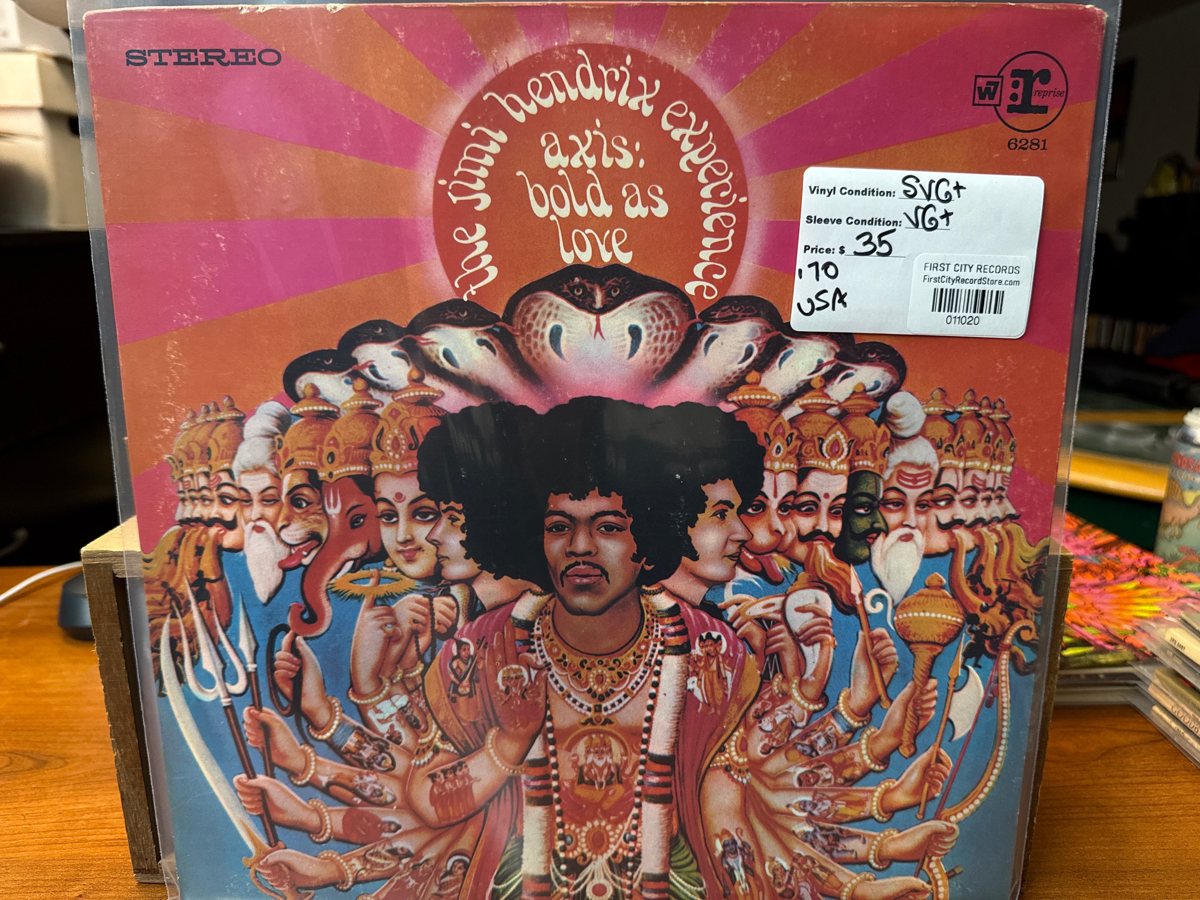 Jimi Hendrix Experience - Axis: Bold As Love (1970, USED)