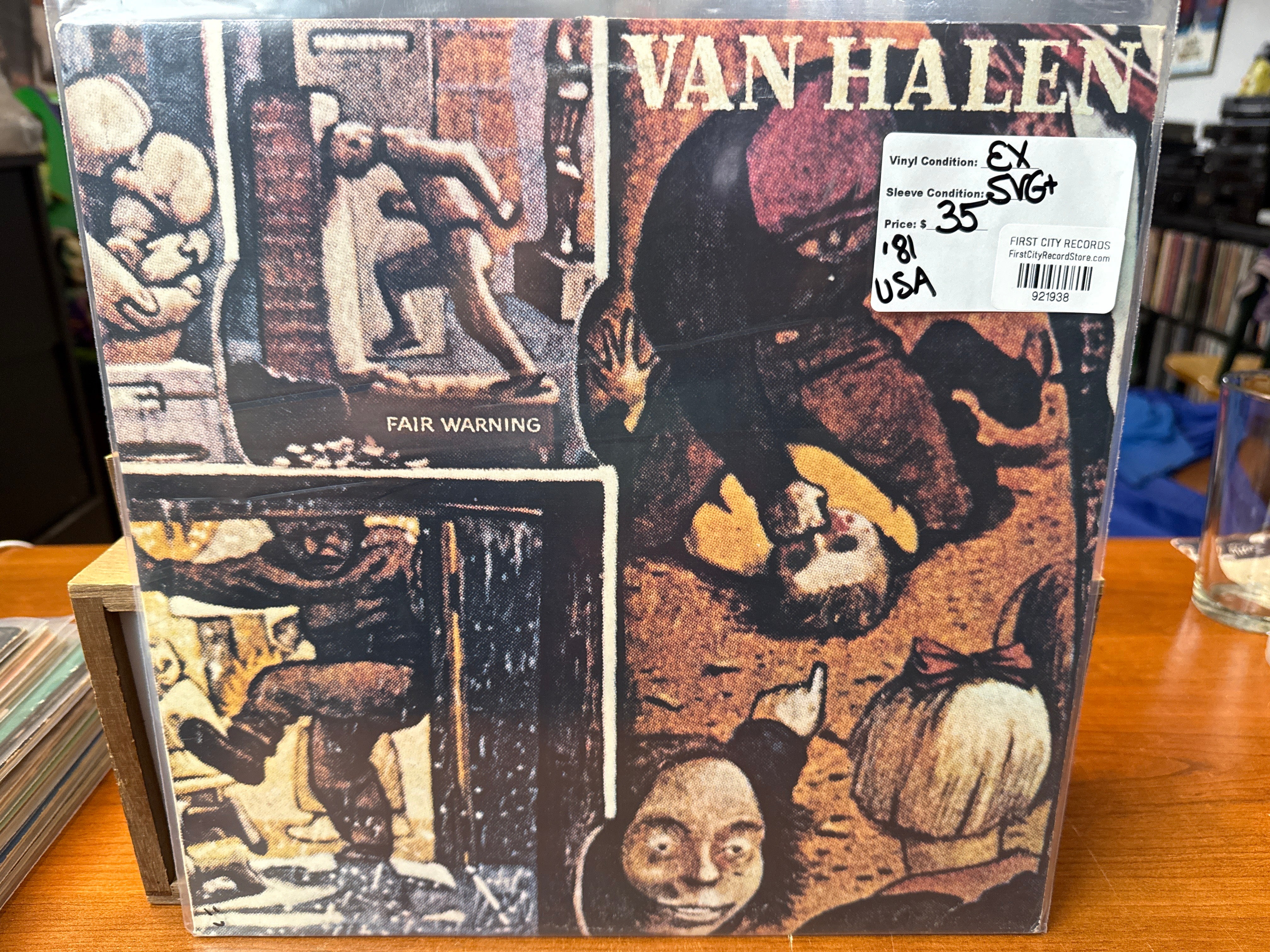 Van Halen - Fair Warning (1981, USED)